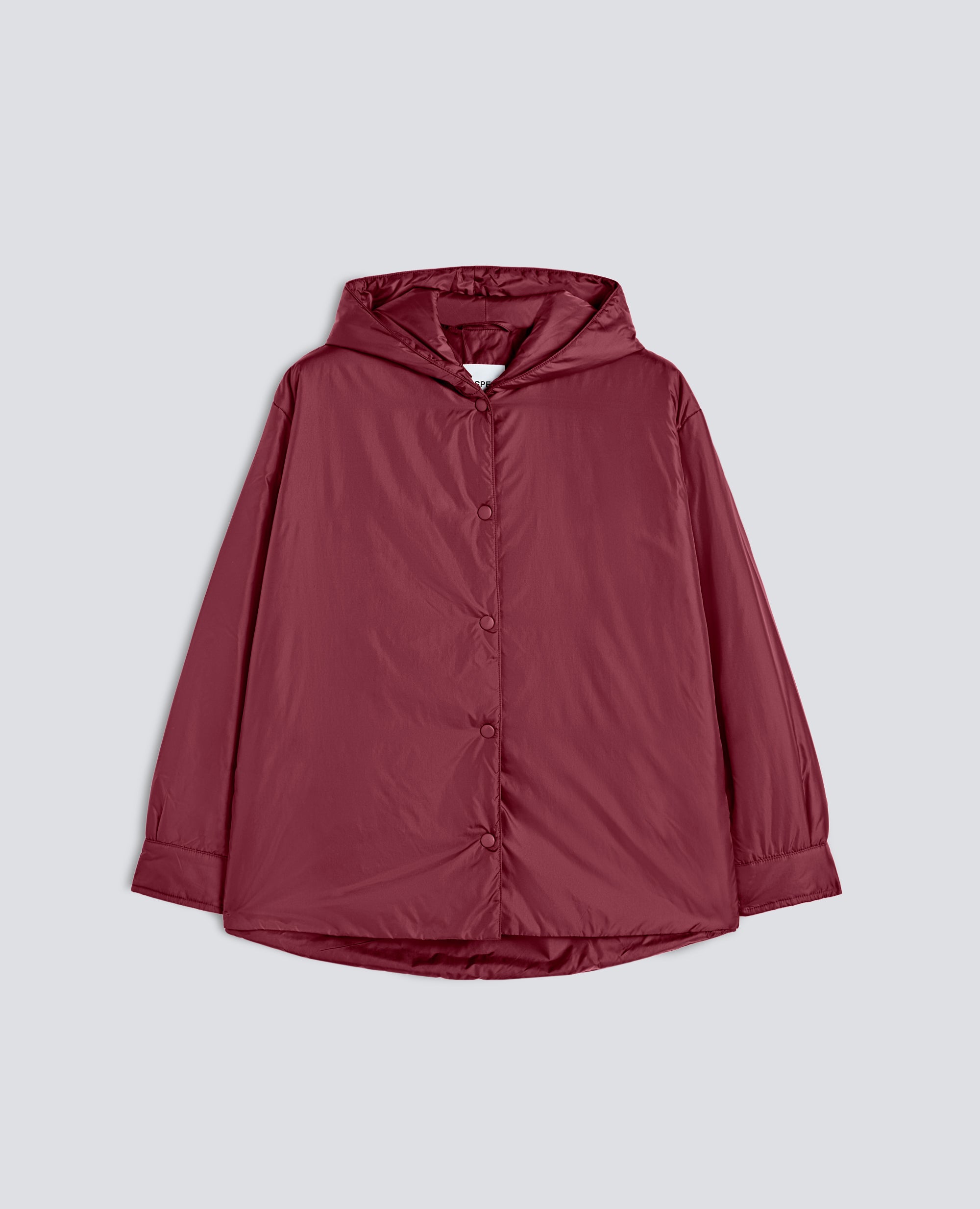 GIUBBOTTO IN NYLON IMBOTTITO CON OVATTA THERMORE - ROSSO - ASPESI