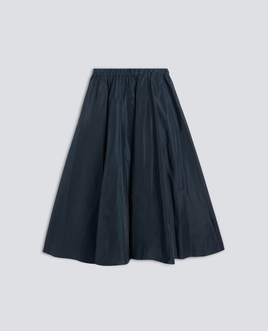 GONNA SFODERATA IN TESSUTO TECNICO - BLU NERO