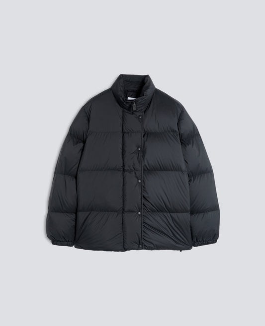 WATTIERTE UND GESTEPPTE JACKE AUS MIKROFASER - SCHWARZ - ASPESI