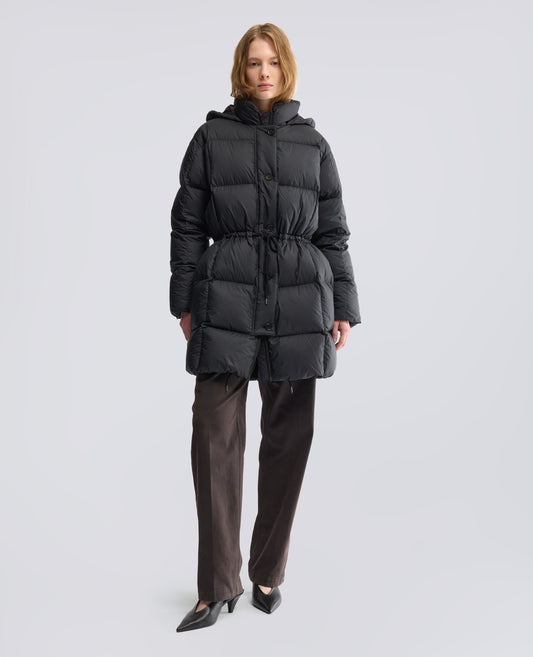 CAPPOTTO IN MICROFIBRA CON IMBOTTITURA - NERO - ASPESI