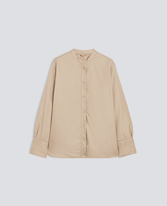 HEMDJACKE -GLUE- AUS NYLON, WATTIERT MIT THERMORE-WATTIERUNG - BEIGE - ASPESI