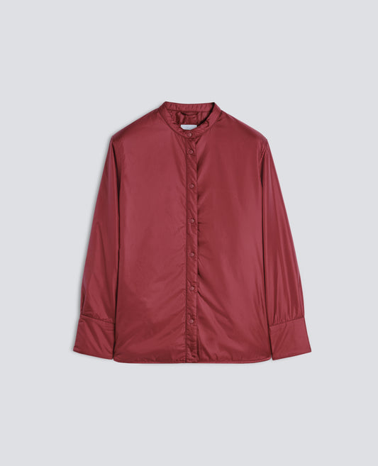 OVERSHIRT GLUE IN NYLON IMBOTTITA CON OVATTA THERMORE® - ROSSO - ASPESI