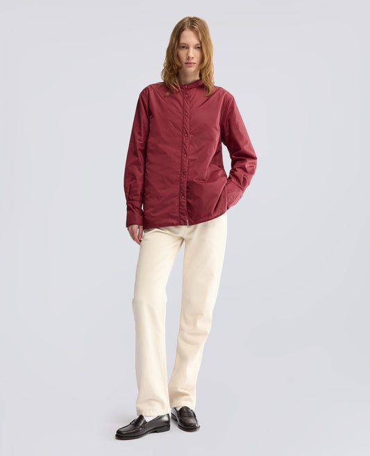 OVERSHIRT GLUE IN NYLON IMBOTTITA CON OVATTA THERMORE® - ROSSO - ASPESI