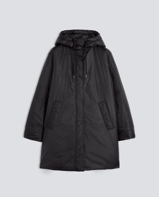 PARKA IN NYLON IMBOTTITO CON OVATTA - NERO - ASPESI