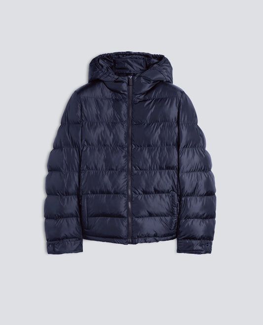QUILTED NYLON JACKET PADDED WITH WADDING - BLUE - ASPESI