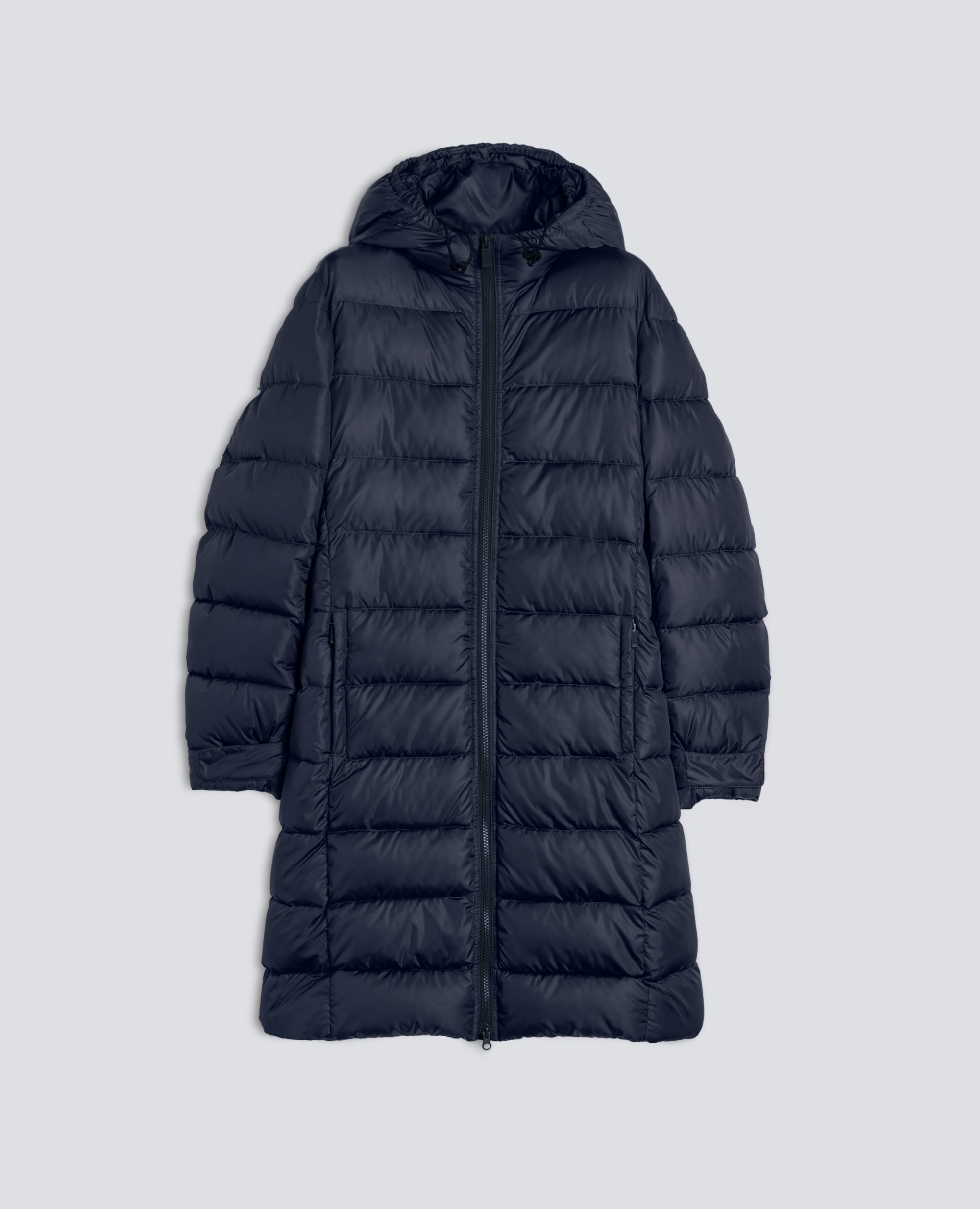 CAPPOTTO TRAPUNTATO IN NYLON RICICLATO - BLU - ASPESI