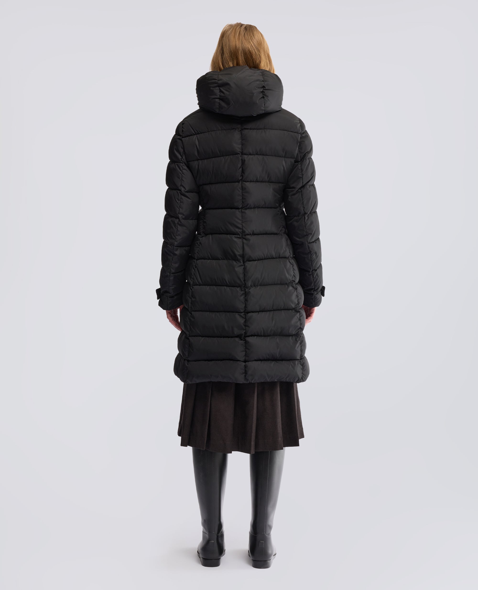 CAPPOTTO TRAPUNTATO IN NYLON RICICLATO - NERO - ASPESI