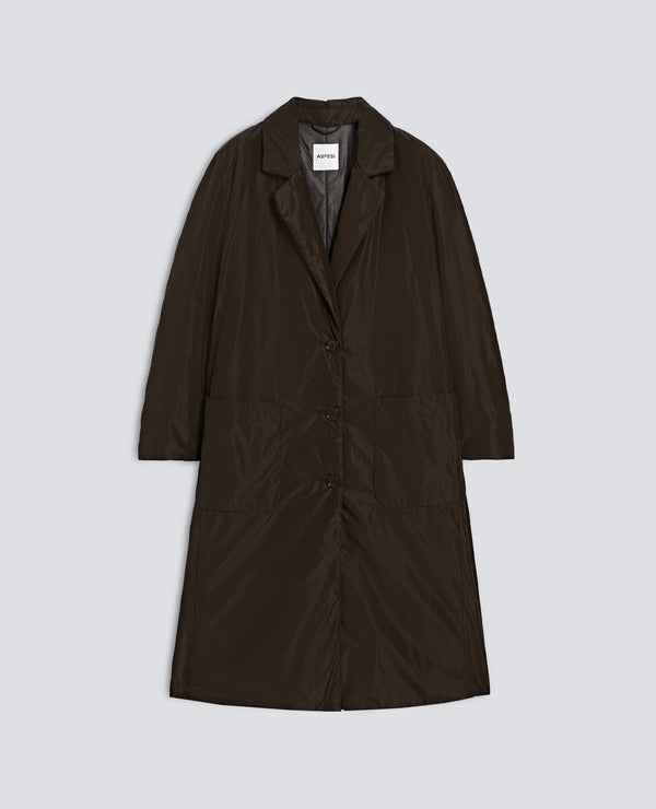 CAPPOTTO TECNICO IMBOTTITO IN OVATTA THERMORE-MARRONE-BROWN-MARR¢N-BRAUN-MARRON