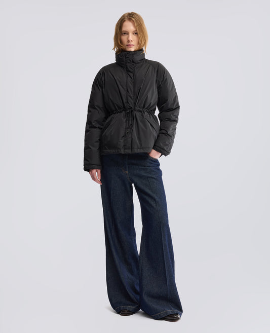 TAFFETA JACKET - BLACK - ASPESI