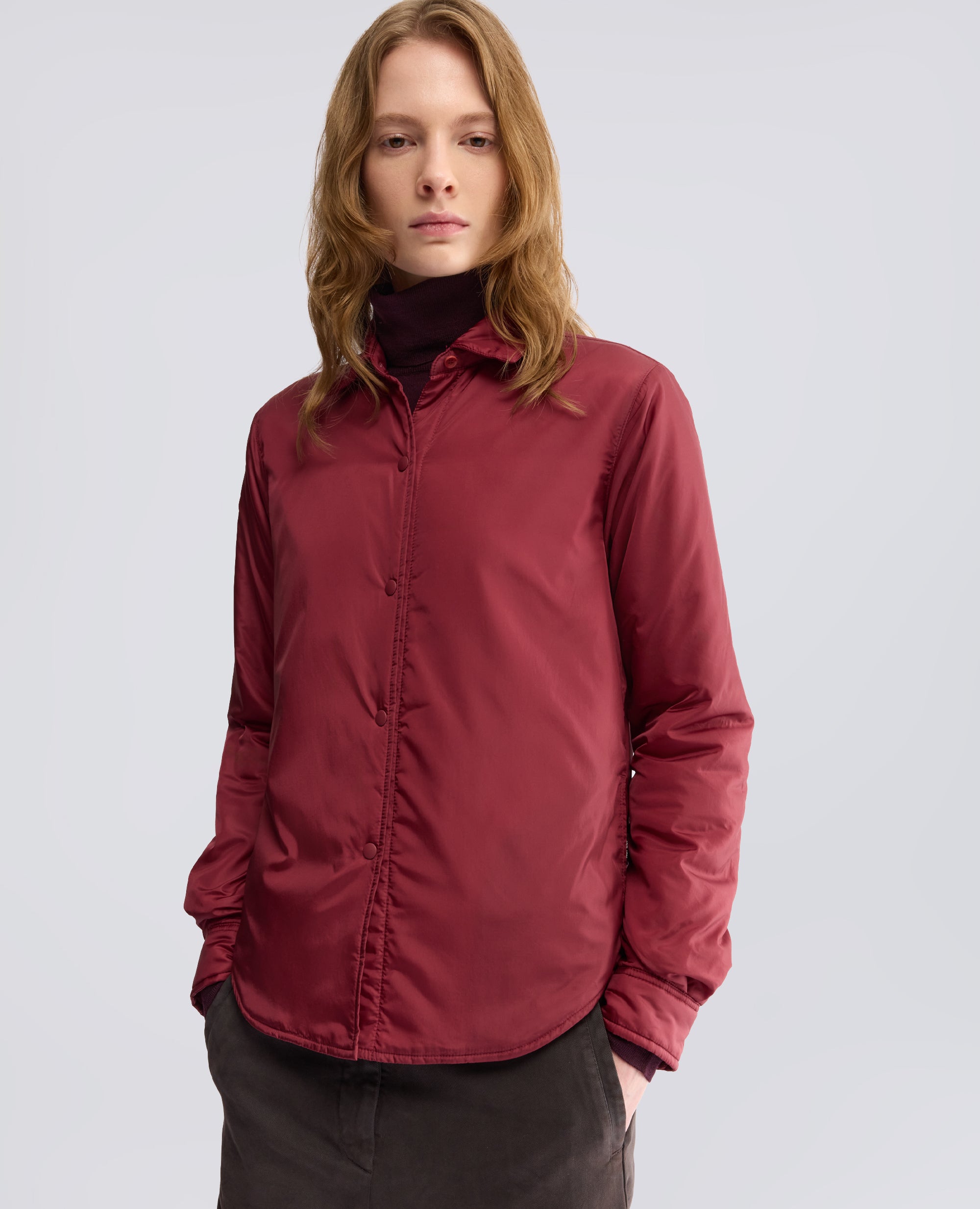 GIACCA CAMICIA GLUE - ROSSO - ASPESI