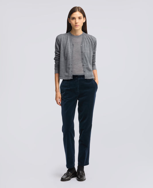  MAGLIA GIROCOLLO IN LANA MERINOS ULTRALIGHT - GREY
