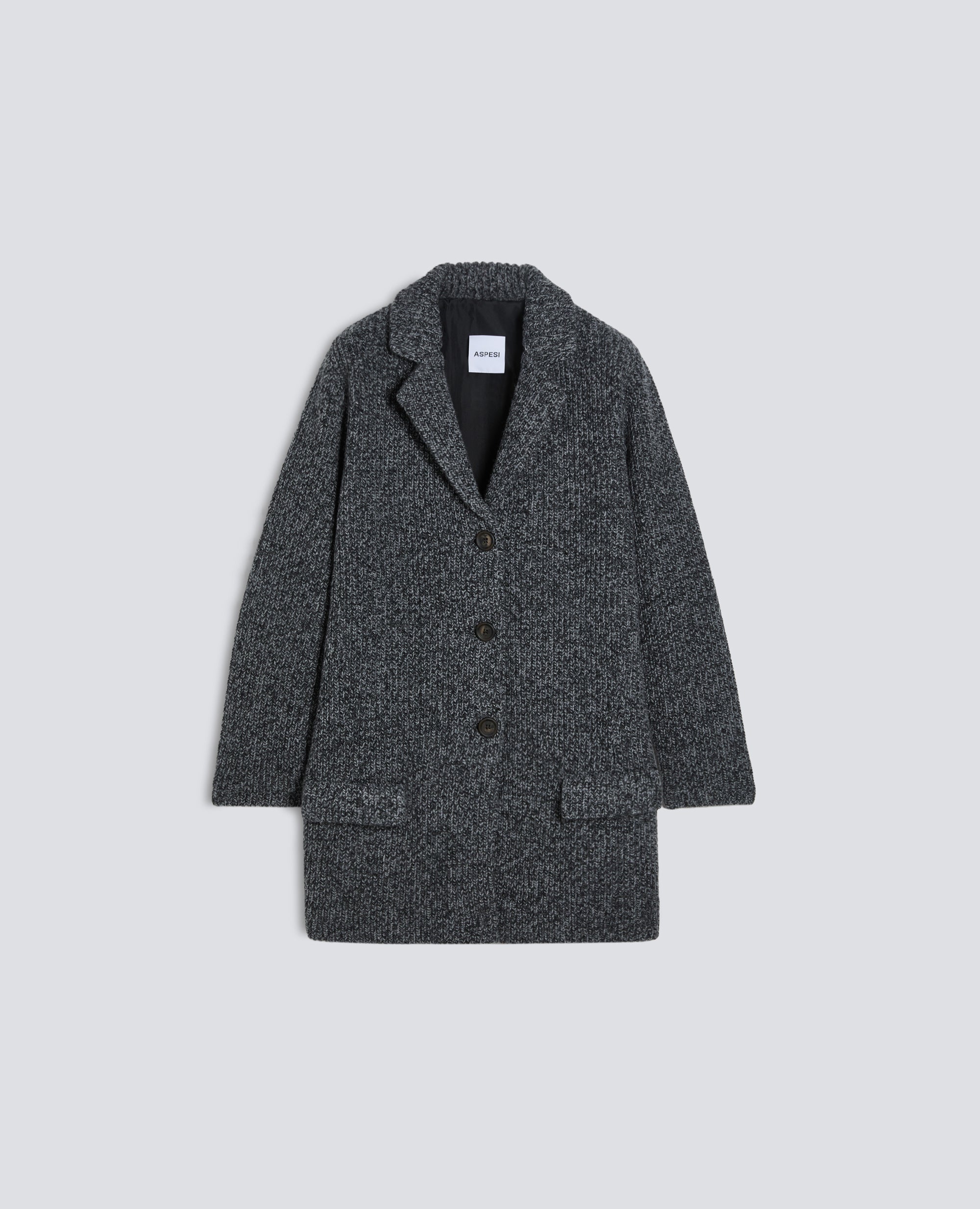 CAPPOTTO IN LANA - GRIS - ASPESI