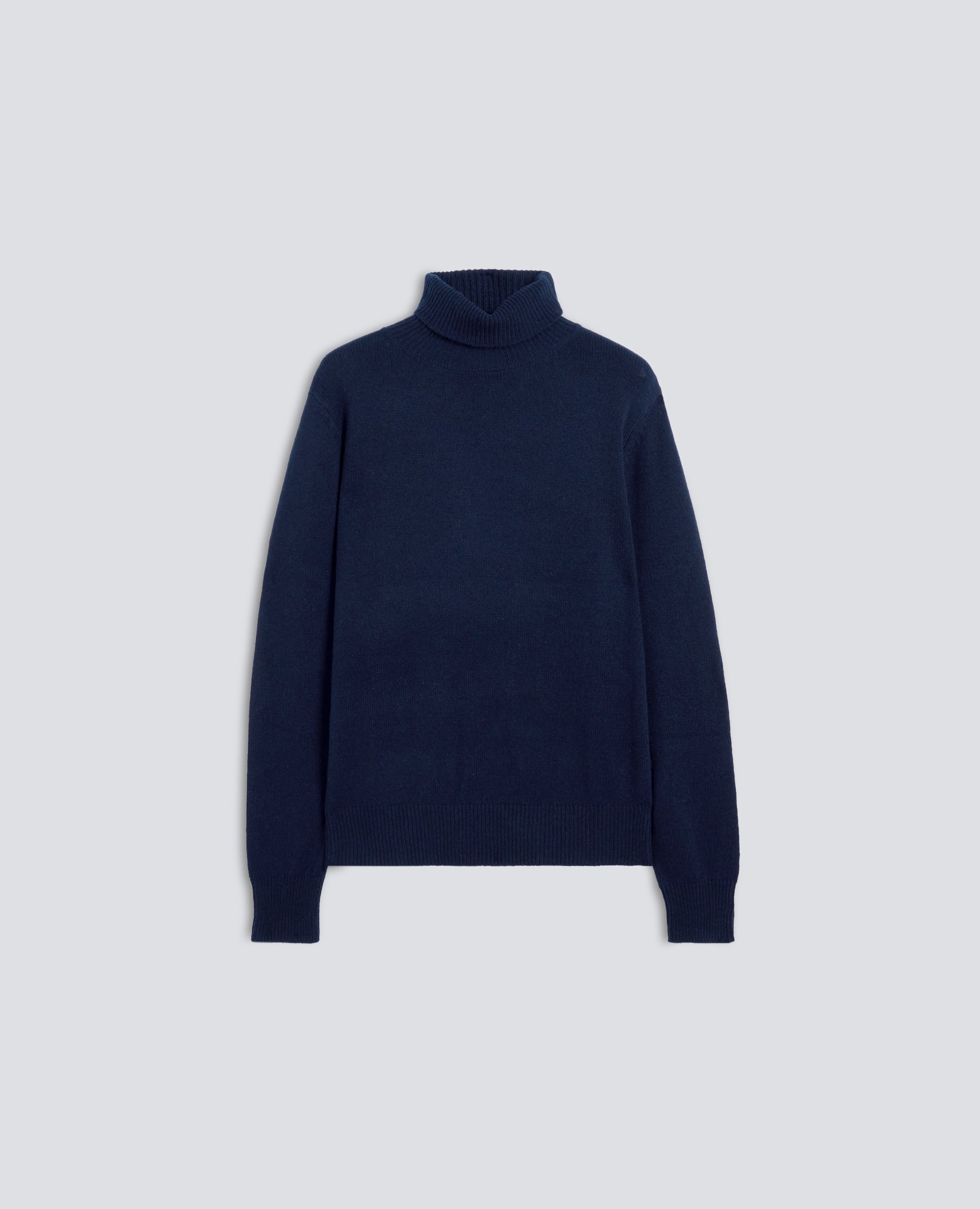 MAGLIA DOLCEVITA IN LANA, YAK E CASHMERE - NAVY - ASPESI