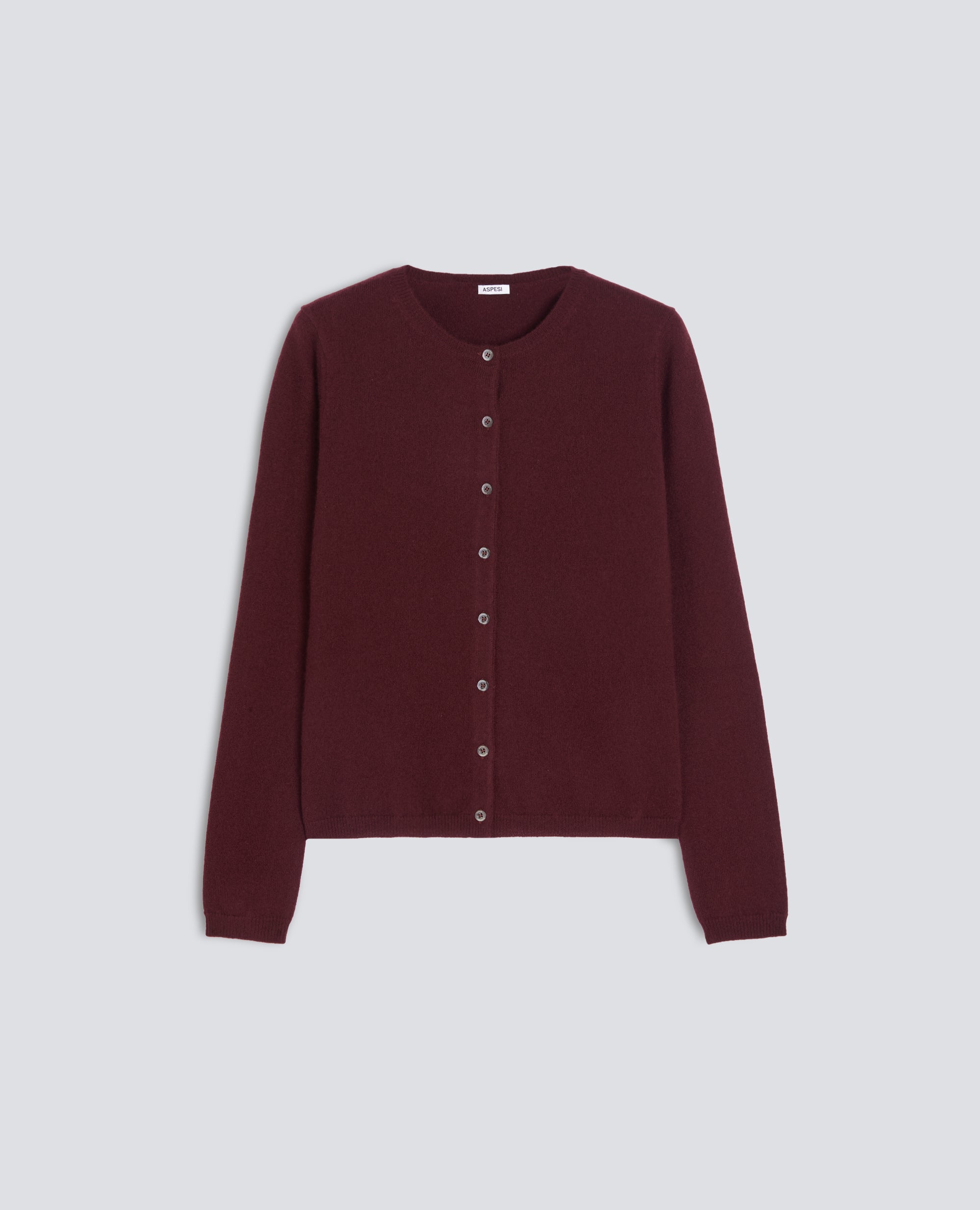 CARDIGAN IN PURO CASHMERE - ROSSO - ASPESI