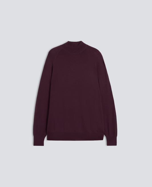 MAGLIA RAGLAN DOLCEVITA IN LANA MERINO - BARBERA