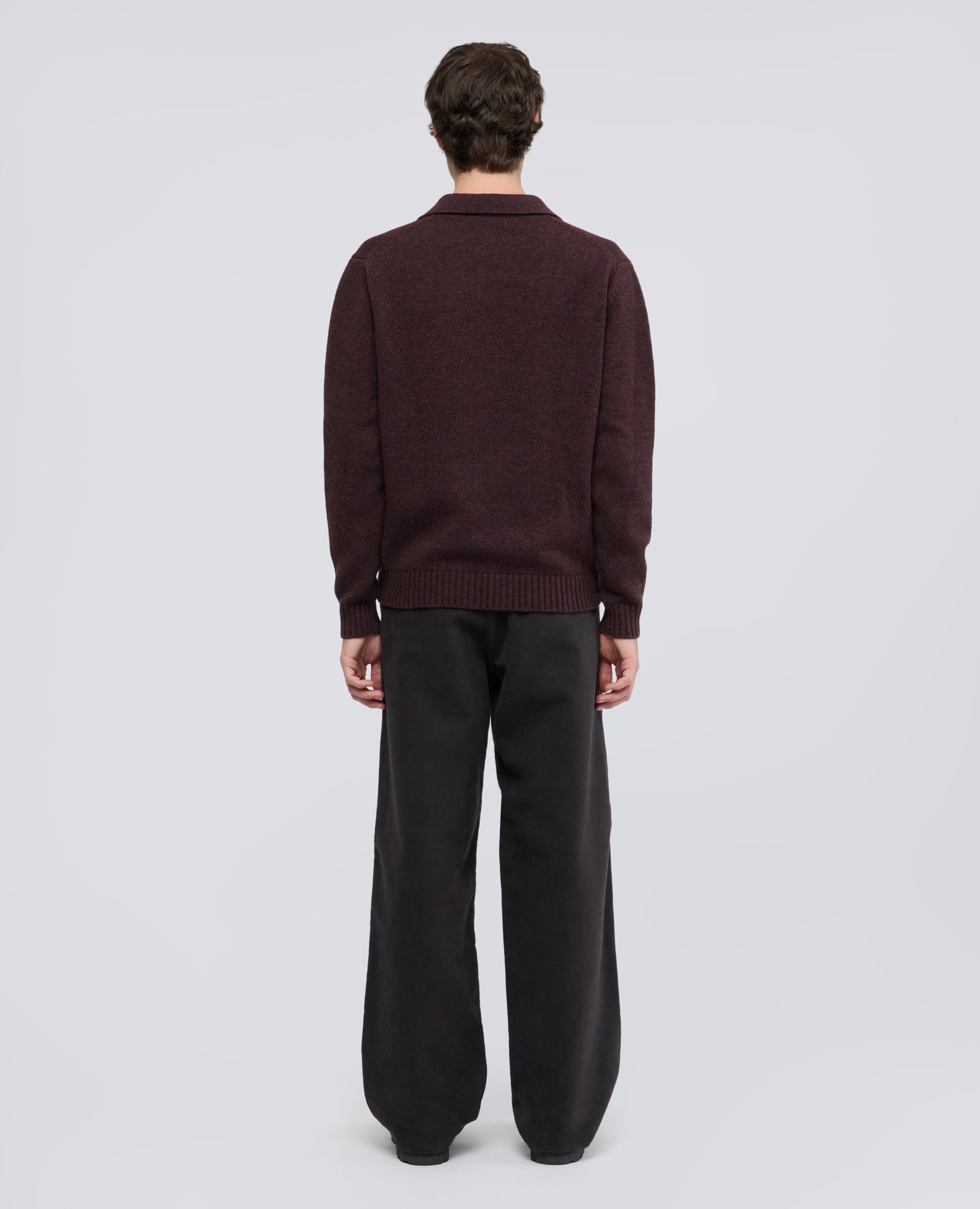 POLO REALIZZATA IN MISTO LANA E NYLON - BARBERA - ASPESI