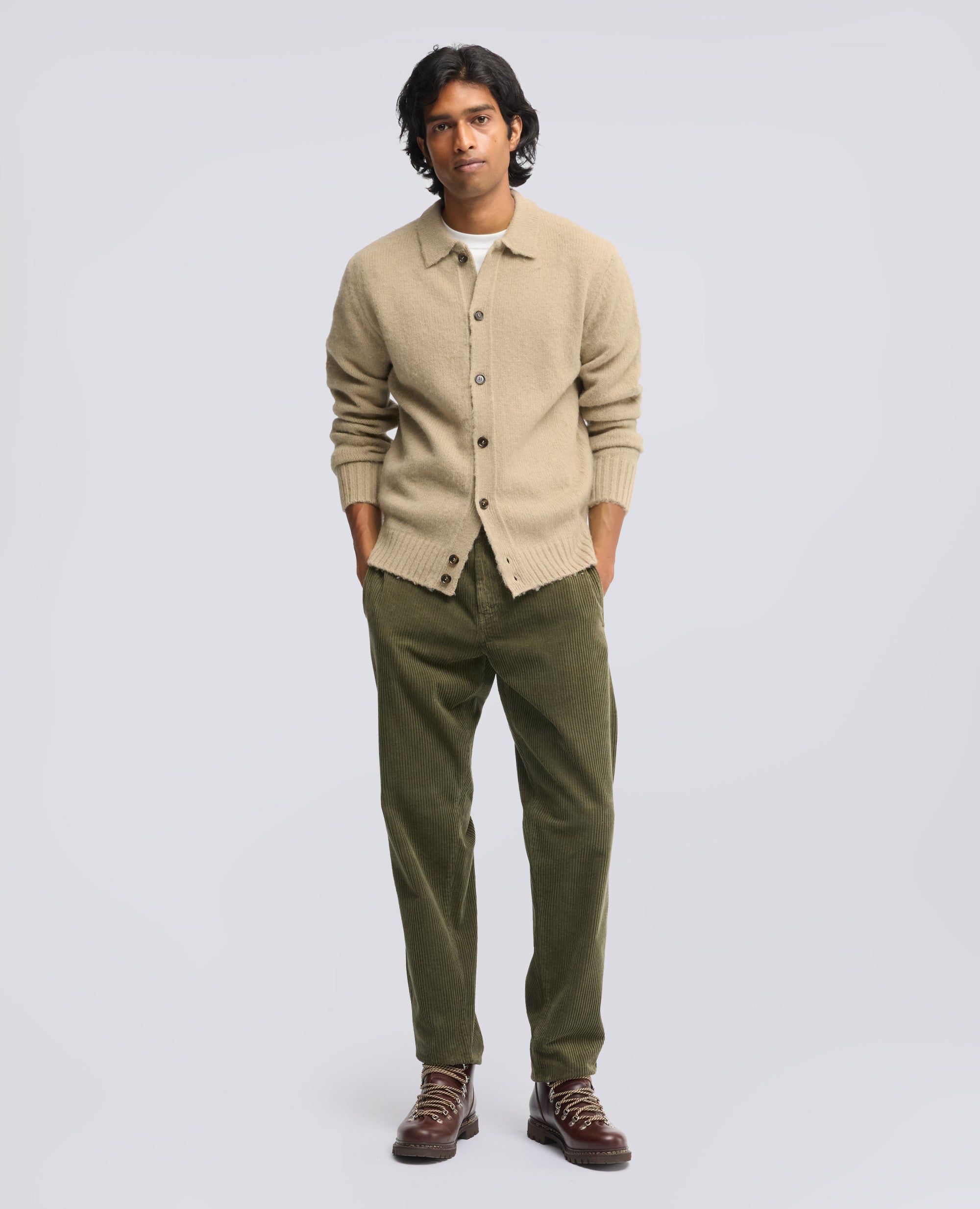 CARDIGAN CAMICIA IN LANA SHETLAND - ARENA - ASPESI