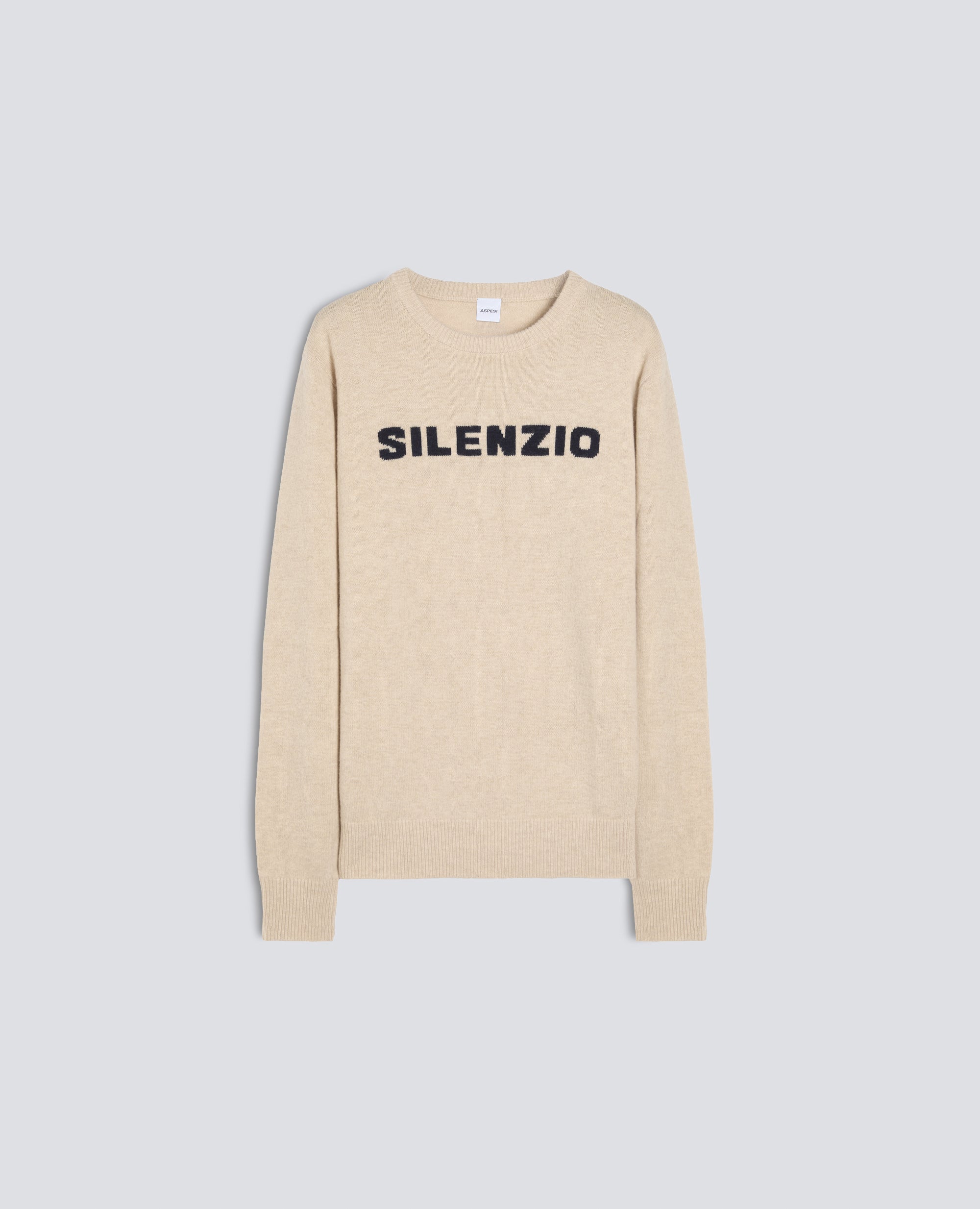 MAGLIA GIROCOLLO IN MISTO LANA, YAK E CASHMERE - NATURALE - ASPESI