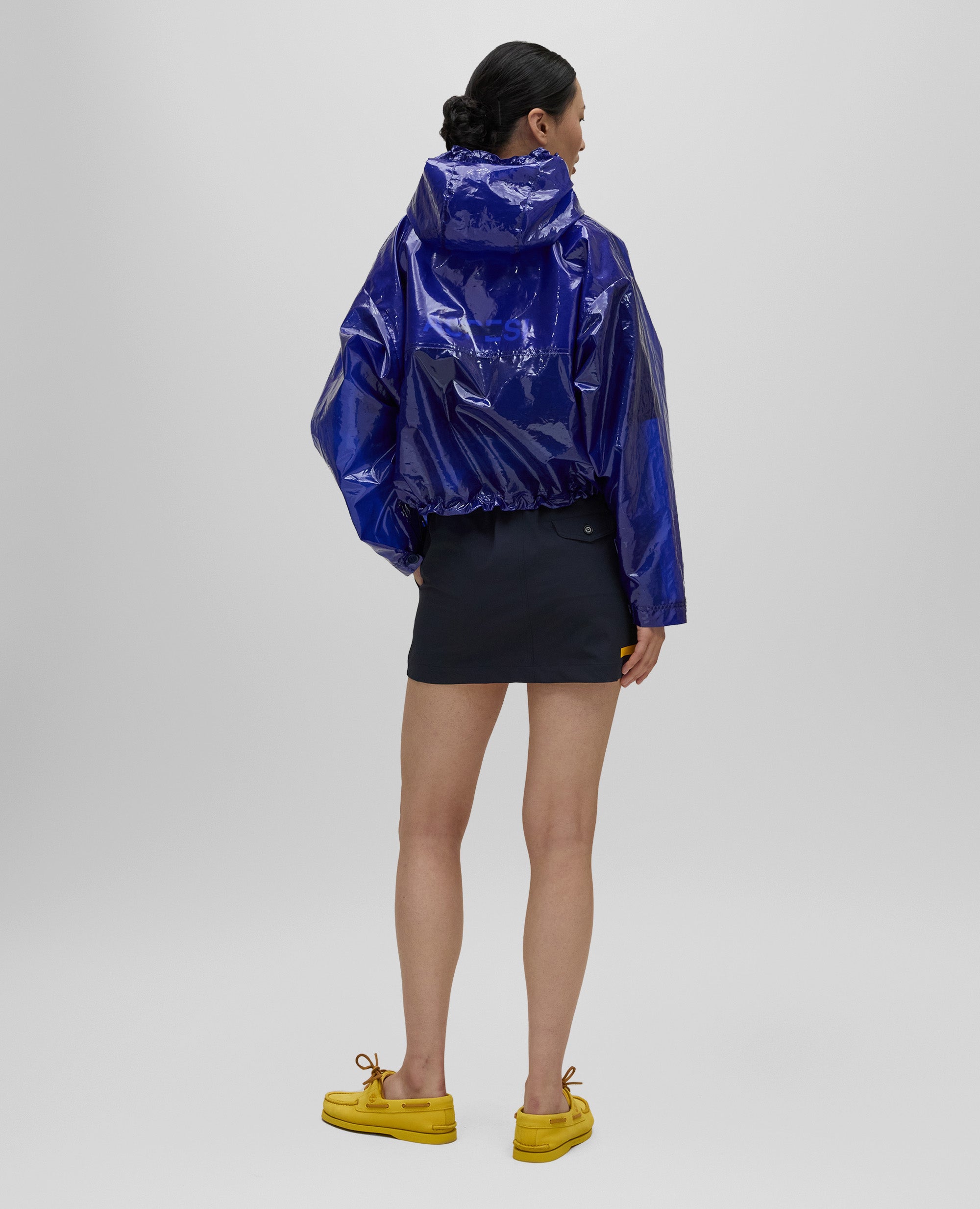 ANORAK IN ORGANZA DI POLIESTERE-BLUETTE-LIGHT BLUE-AZUL CLARO-HELLBLAU-BLEU