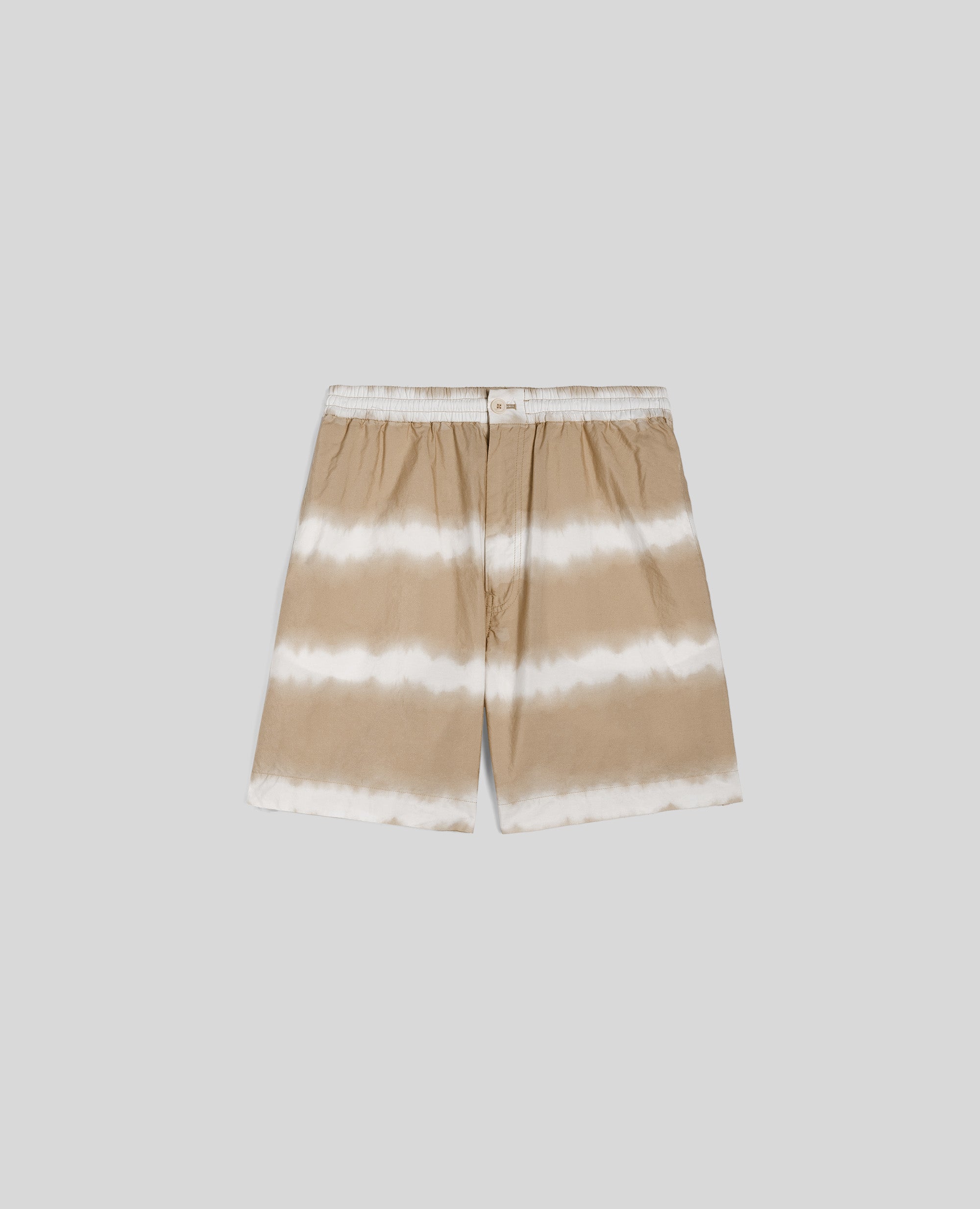 BERMUDA IN COTONE CON STAMPA TIE-DYE-BEIGE-BEIGE-BEIS-BEIGE-BEIGE