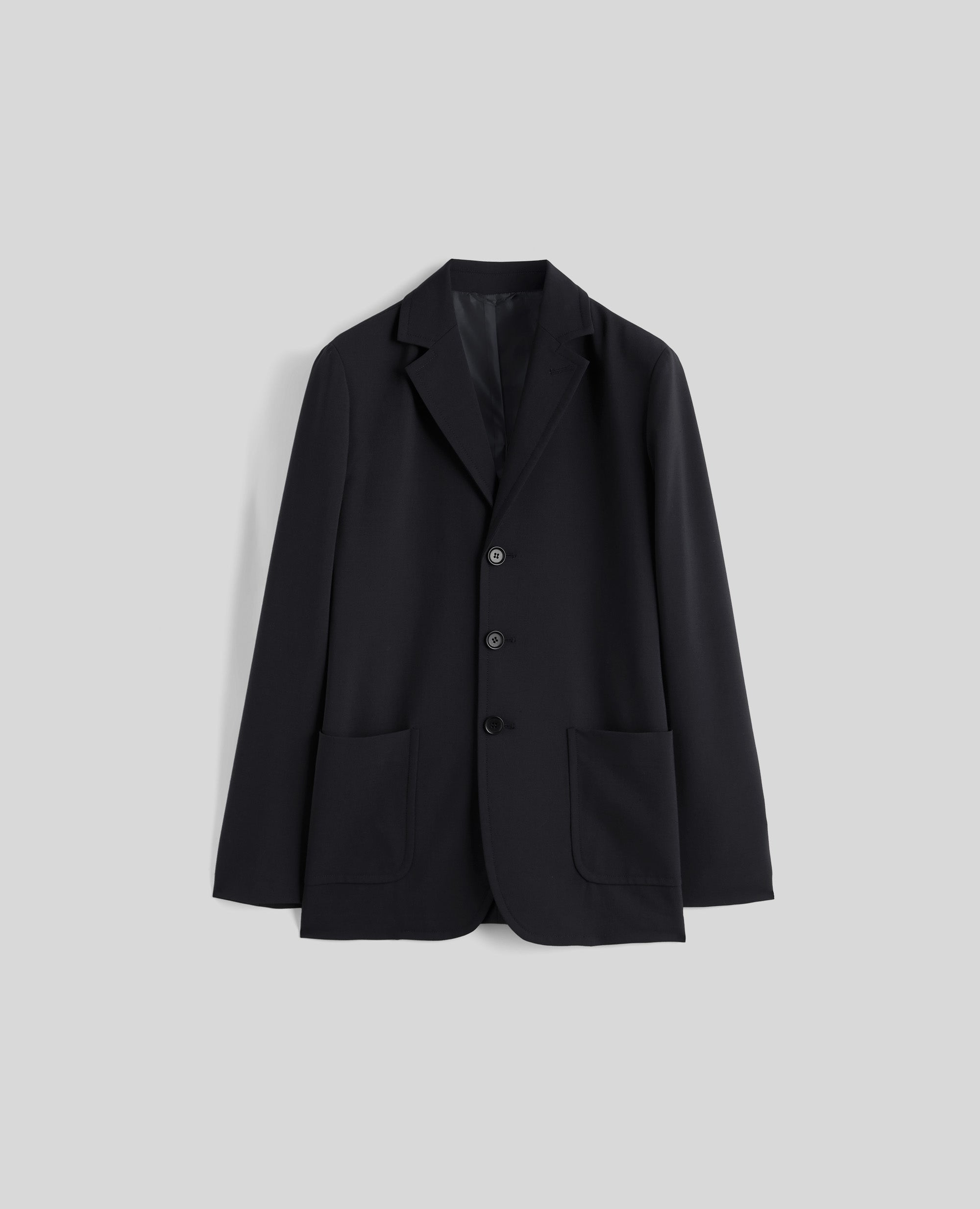 BLAZER ISAAC IN FLANELLA-NERO-BLACK-NEGRO-SCHWARZ-NOIR