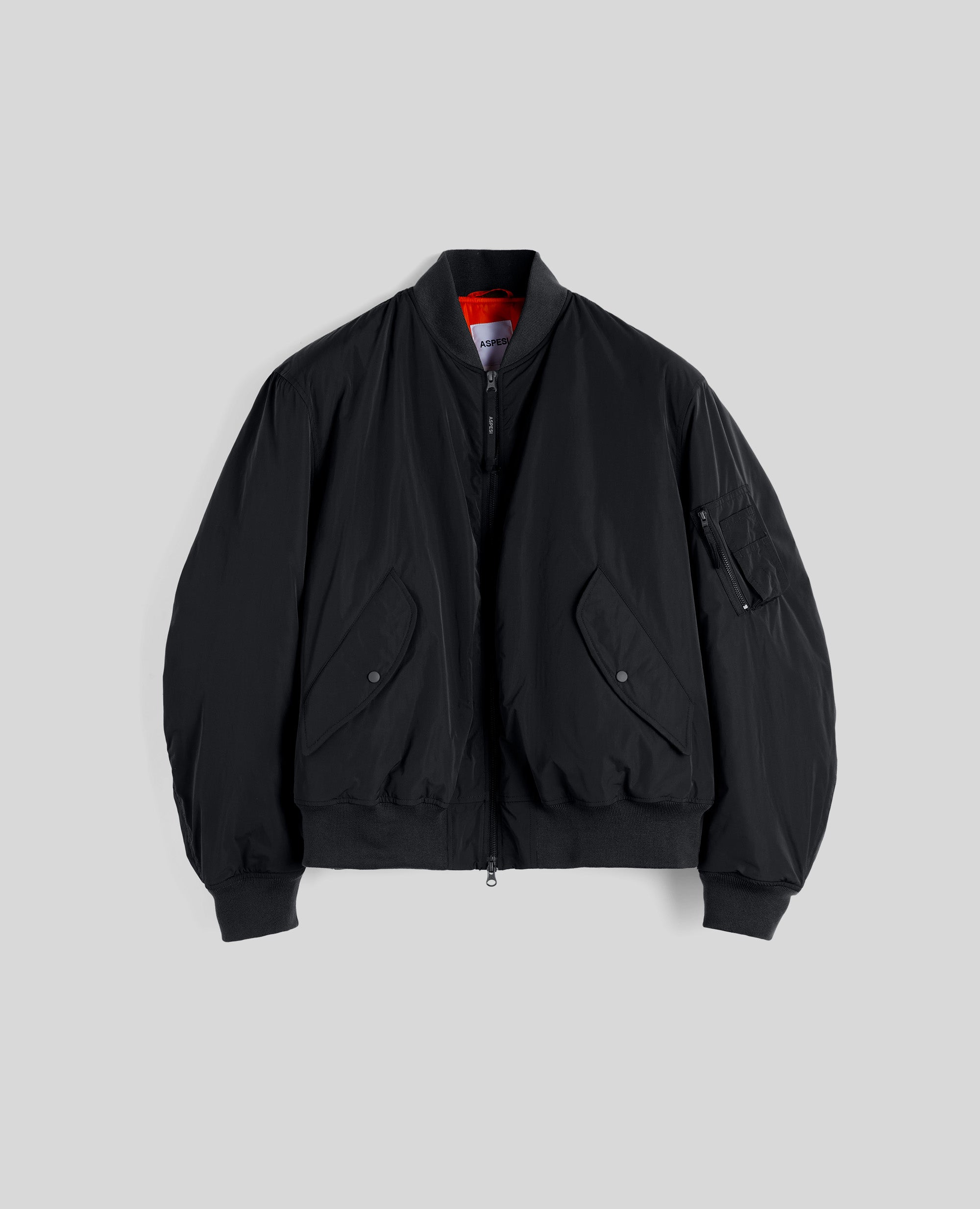 BOMBER GUNNER II IN TAFFETA-NERO-BLACK-NEGRO-SCHWARZ-NOIR