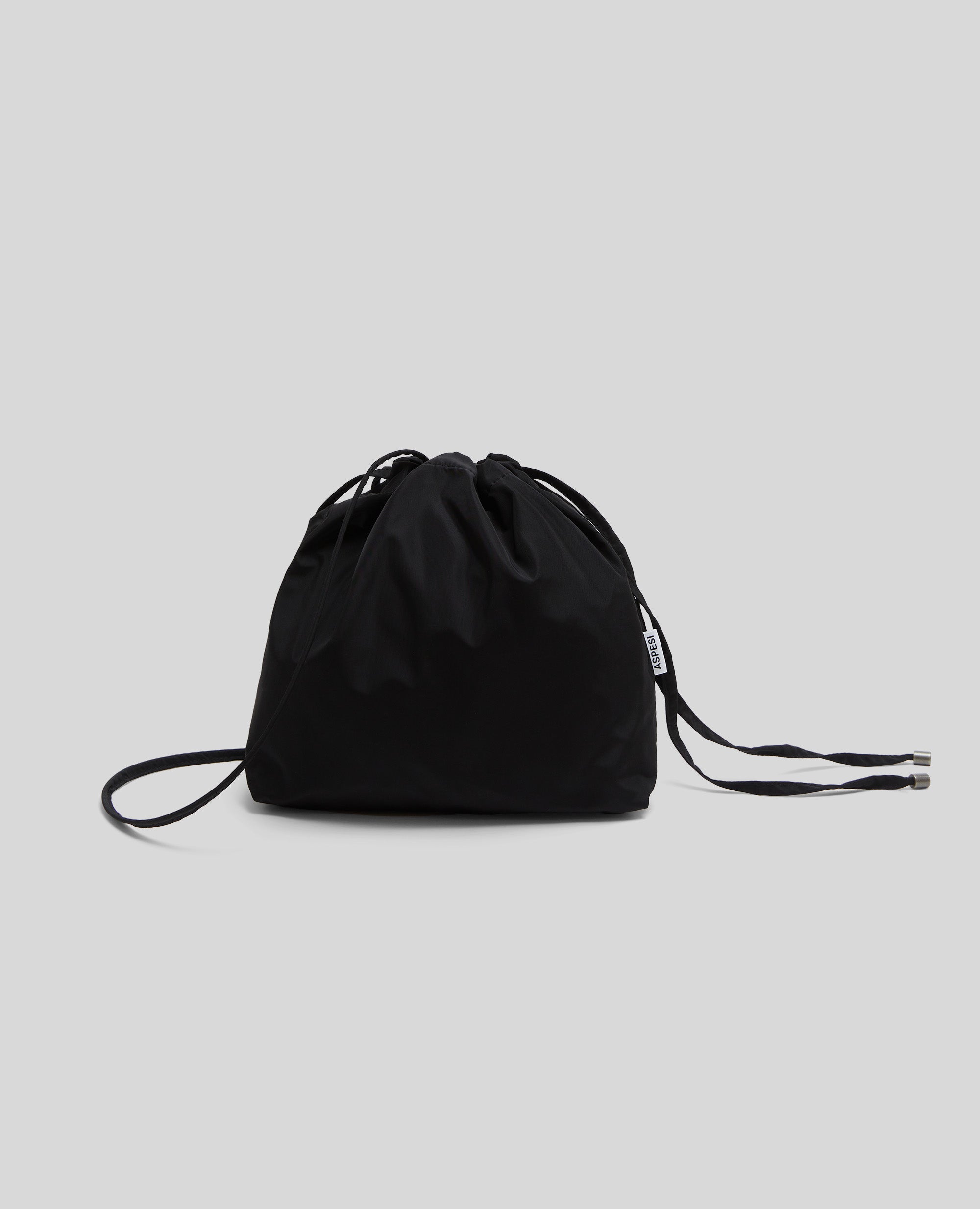 BORSA A SACCHETTO CON TRACOLLA-NERO-BLACK-NEGRO-SCHWARZ-NOIR