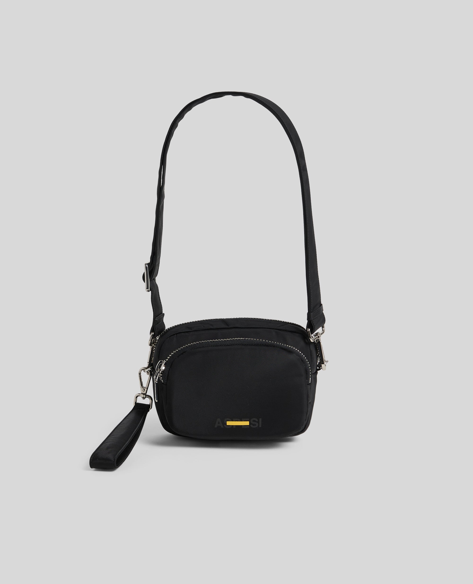 MINI BORSA A SPALLA CON LOGO-NERO-BLACK-NEGRO-SCHWARZ-NOIR