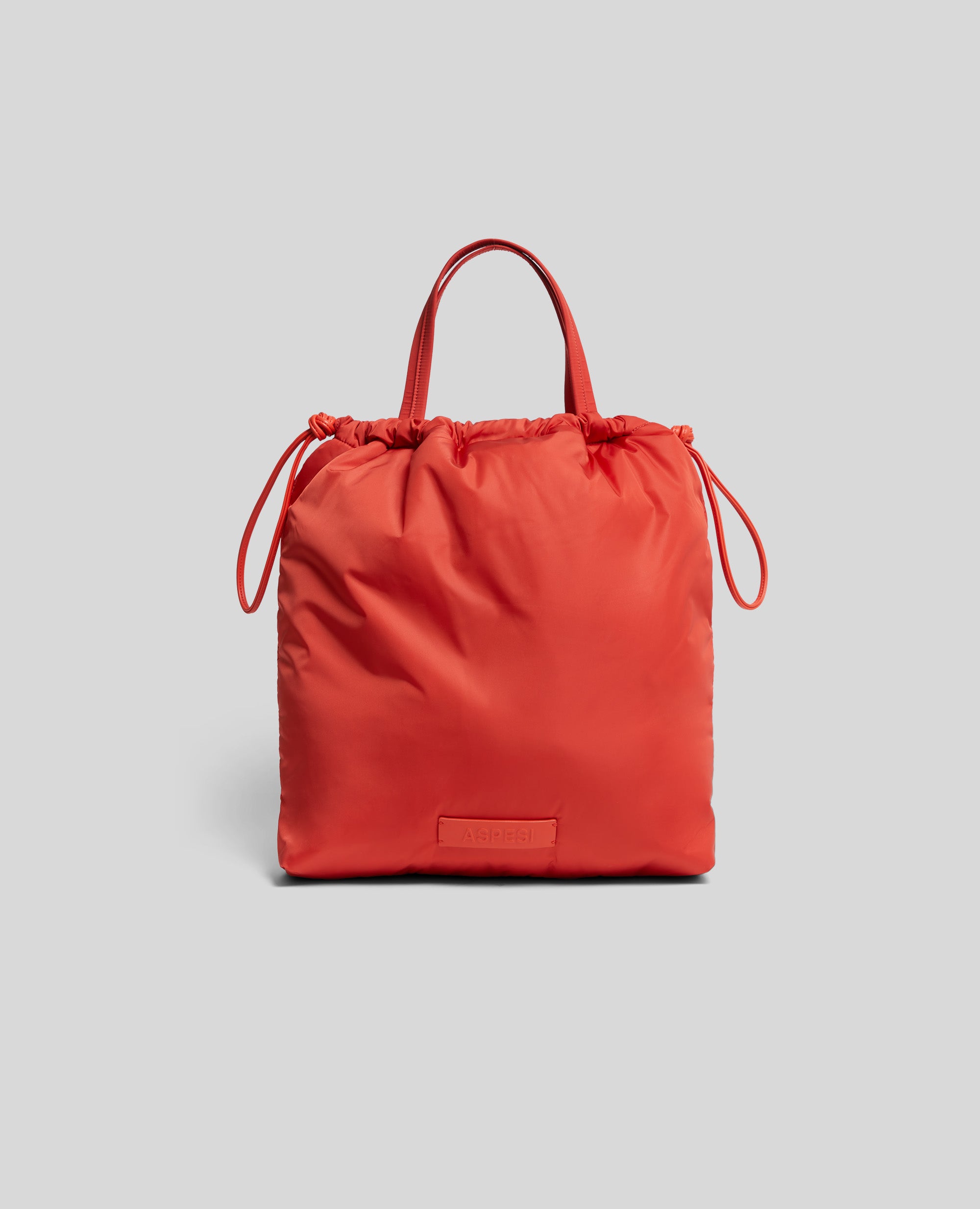 BORSA SHOPPER CON COULISSE-ARANCIO-ORANGE-NARANJA-ORANGE-ORANGE