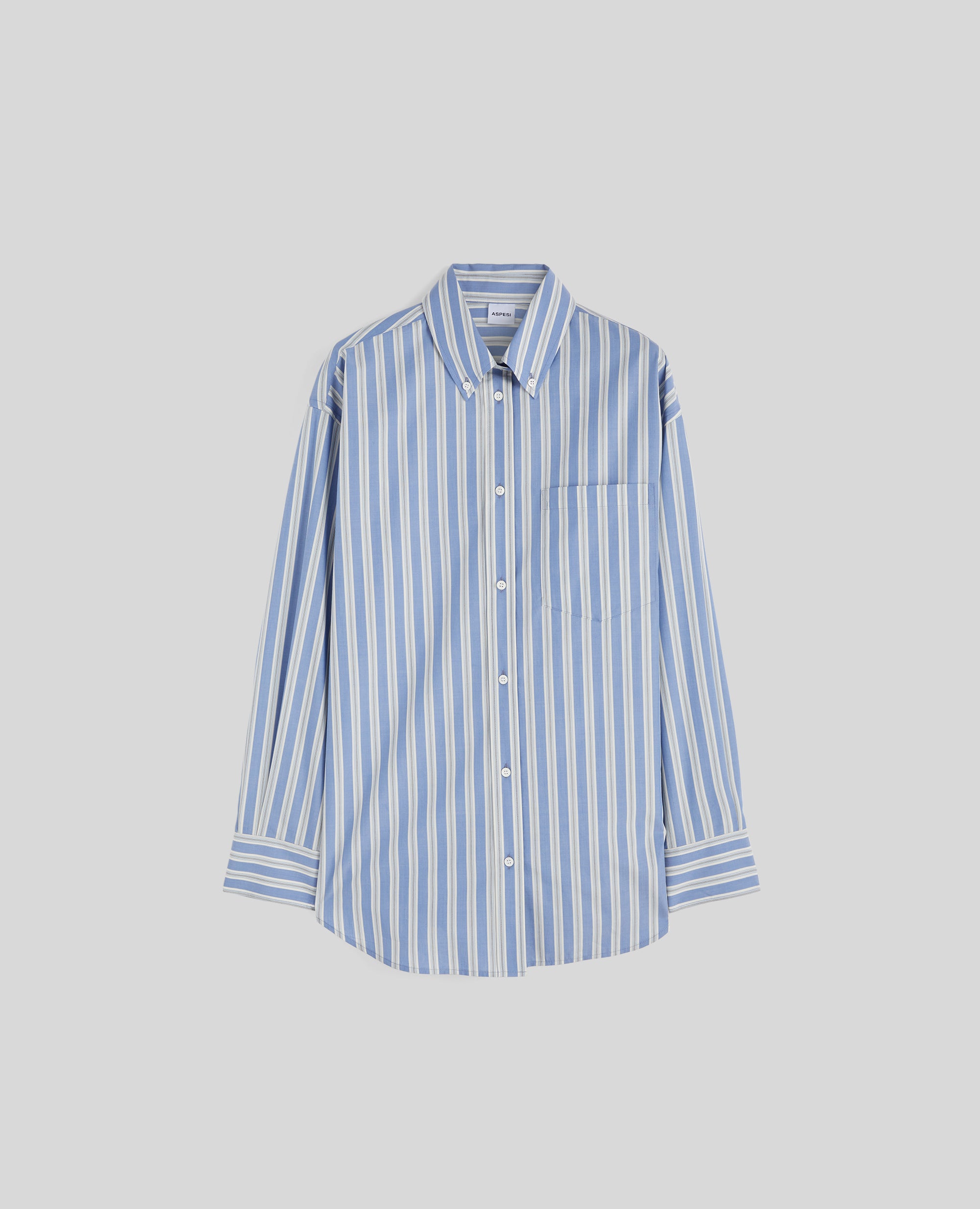 CAMICIA BUTTON-DOWN A RIGHE-RIGA BLU-BLUE STRIPE-RAYA AZUL OSCURO-BLAUE STREIFEN-RAYURES BLEUES