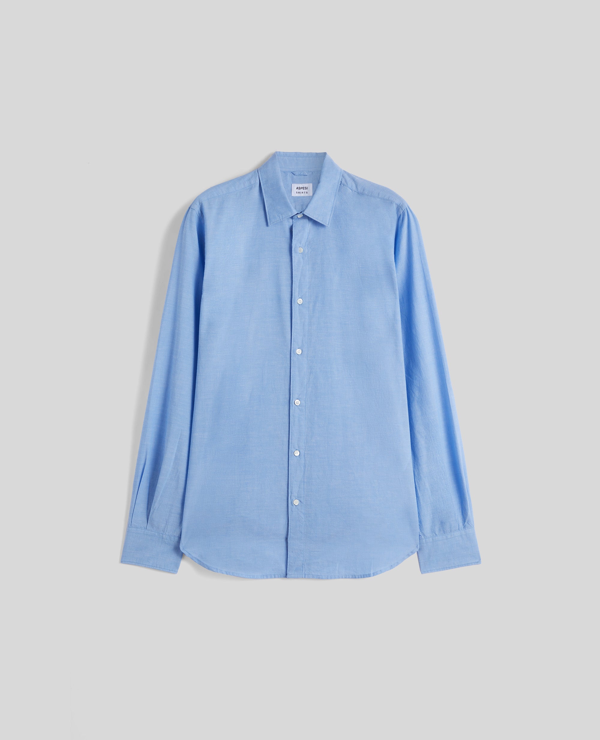 CAMICIA IN CHAMBRAY-AZZURRO-SKY BLUE-AZUL CLARO-HIMMELBLAU-BLEU CIEL