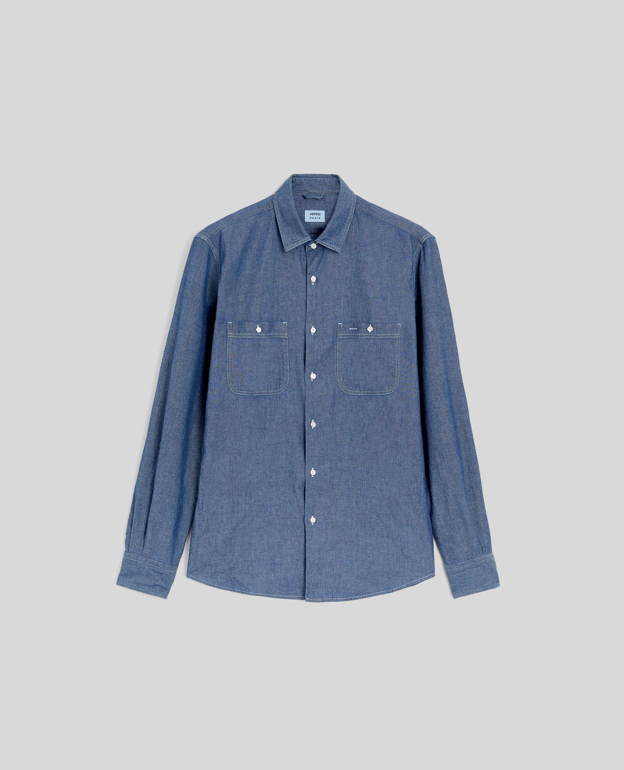 CAMICIA NEW C SLIM-DENIM MEDIO-MEDIUM DENIM-DENIM MEDIO-MITTLERER DENIM-DENIM MOYEN