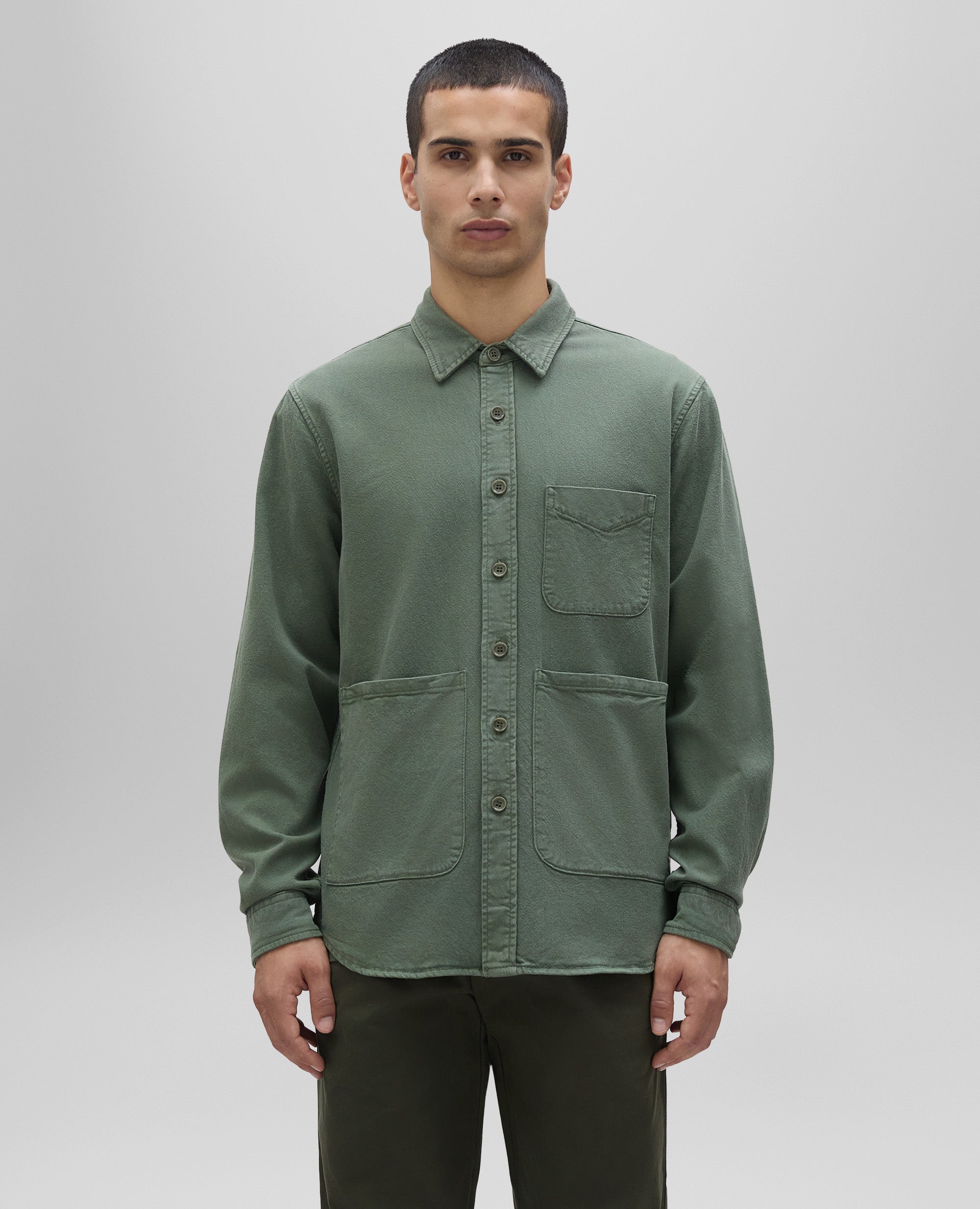 Cotton twill utility shirt Aspesi ASPESI