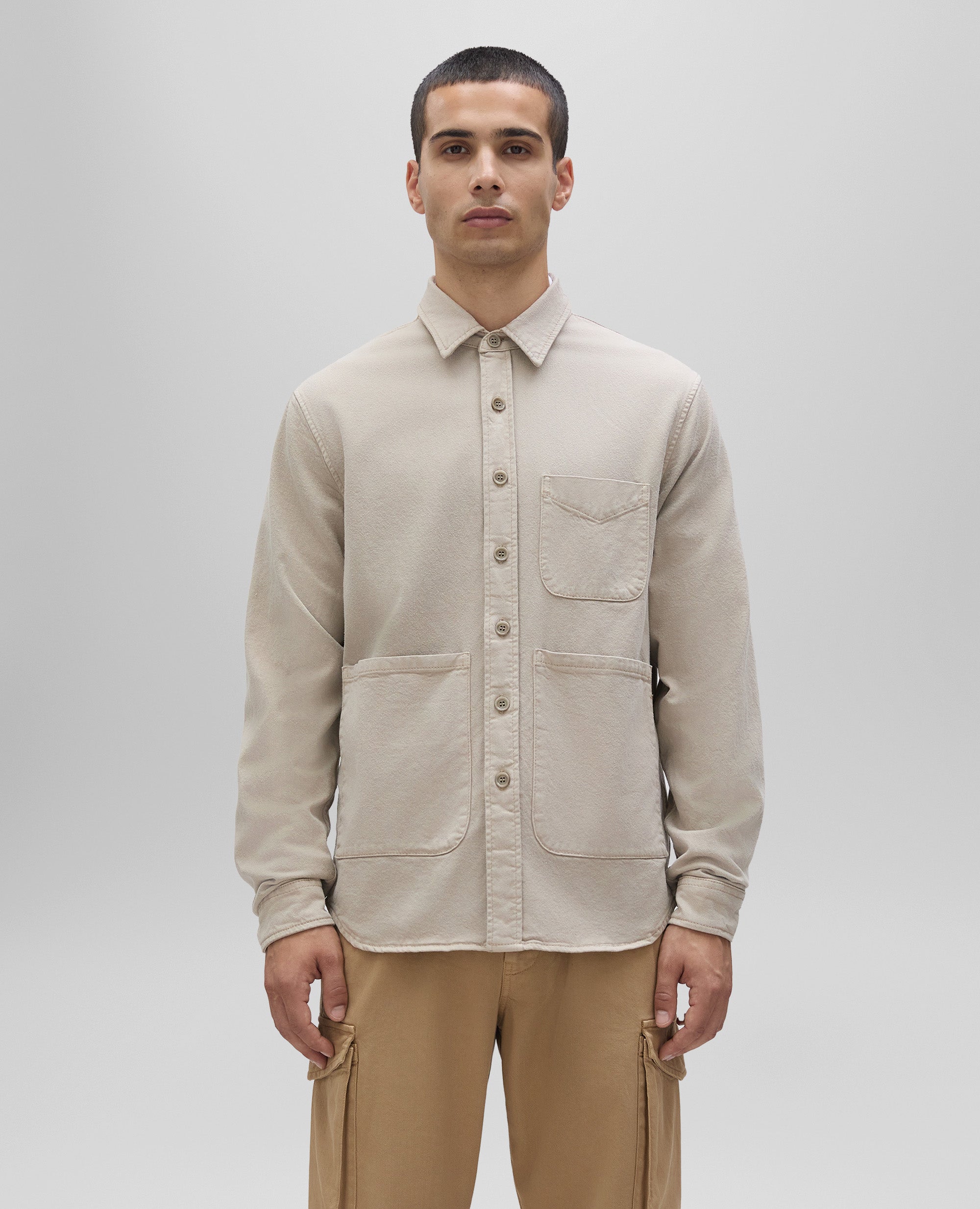 Cotton twill utility shirt | Aspesi – ASPESI