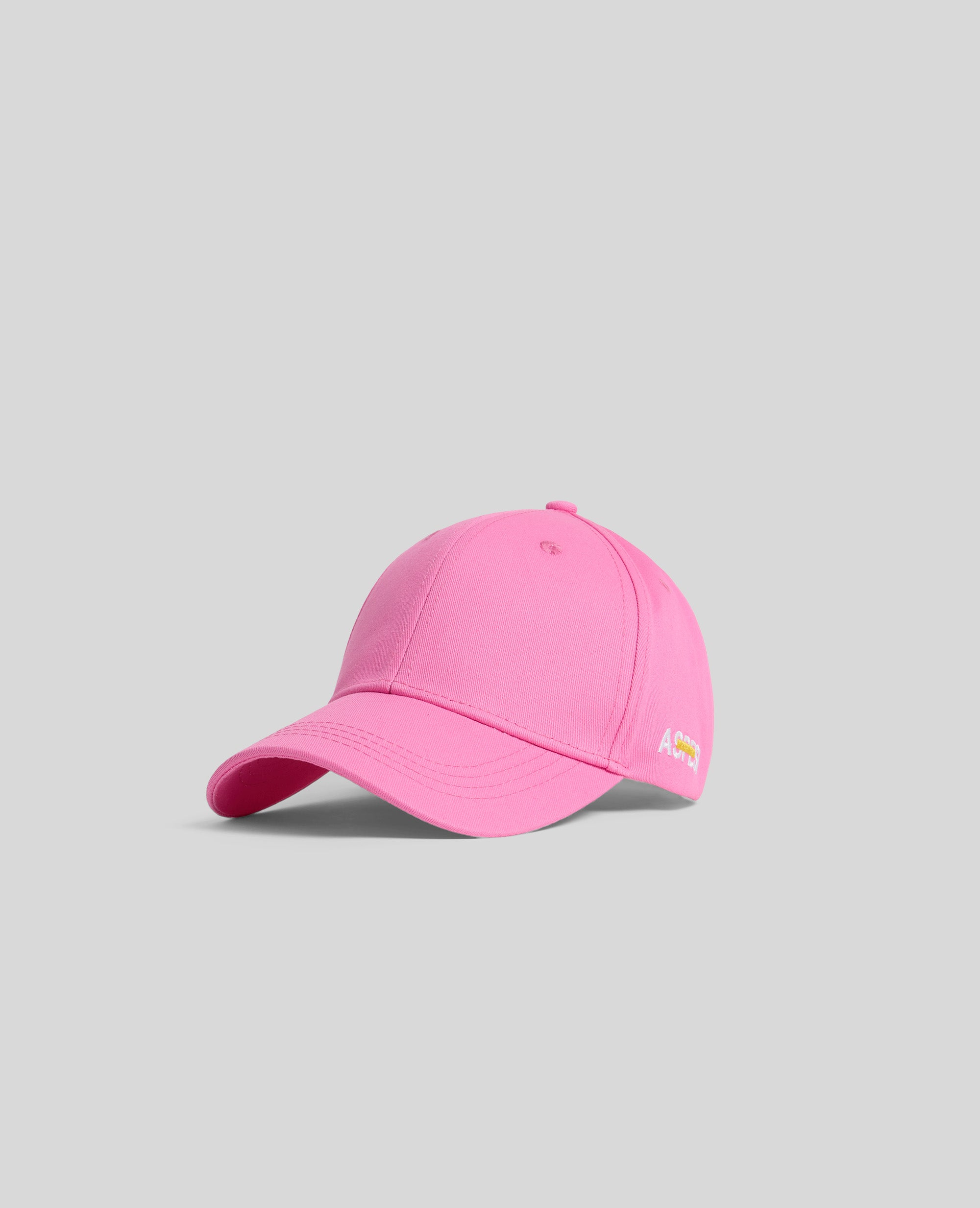 CAPPELLO IN COTONE CON VISIERA REGOLABILE-ROSA-PINK-ROSA-ROSA-ROSE