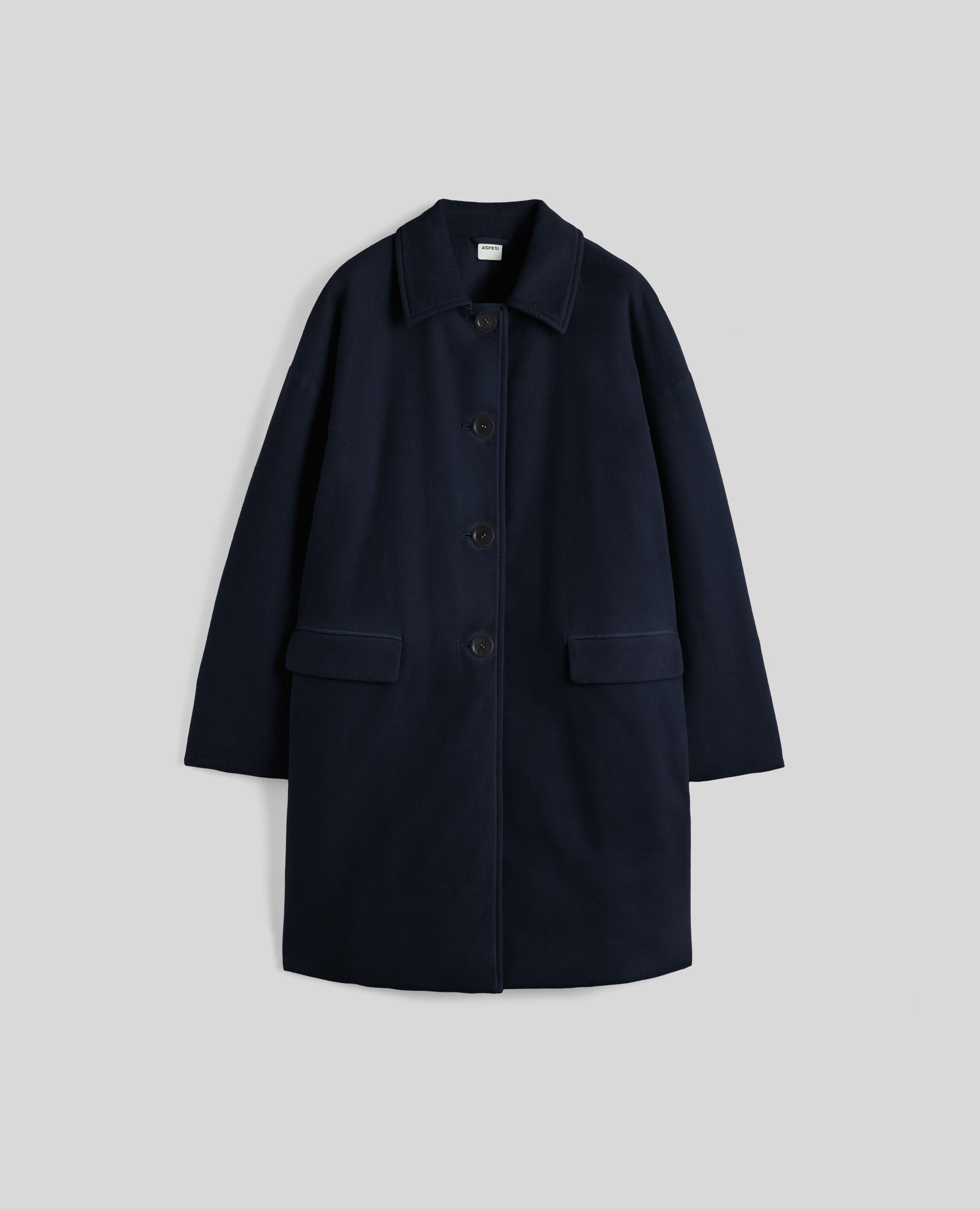 CAPPOTTO IN FUSTAGNO-NAVY-NAVY-AZUL MARINO-NAVY-NAVY