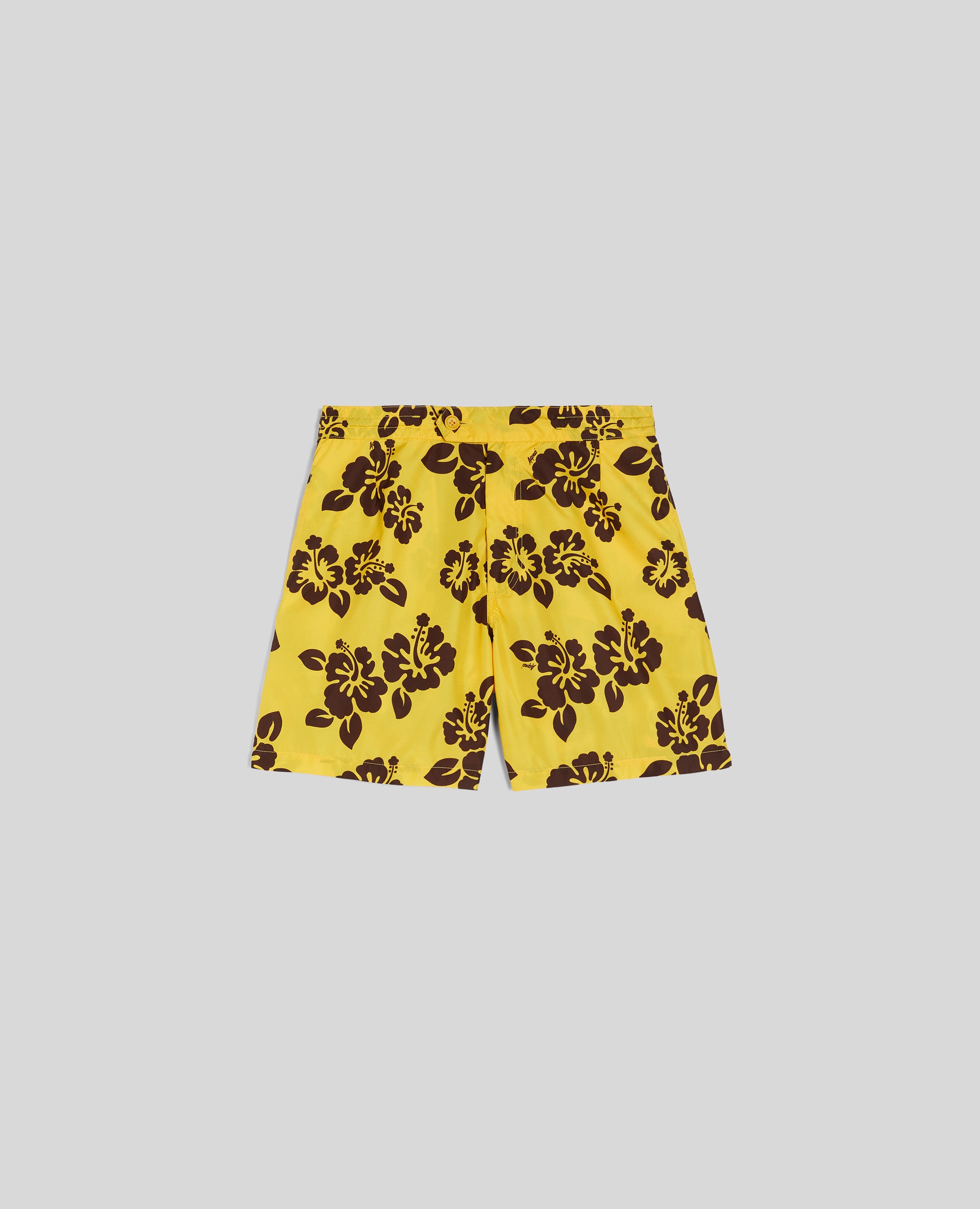 SHORTS DA MARE CAPRESE II W CON STAMPA-GIALLO-YELLOW-AMARILLO-GELB-JAUNE