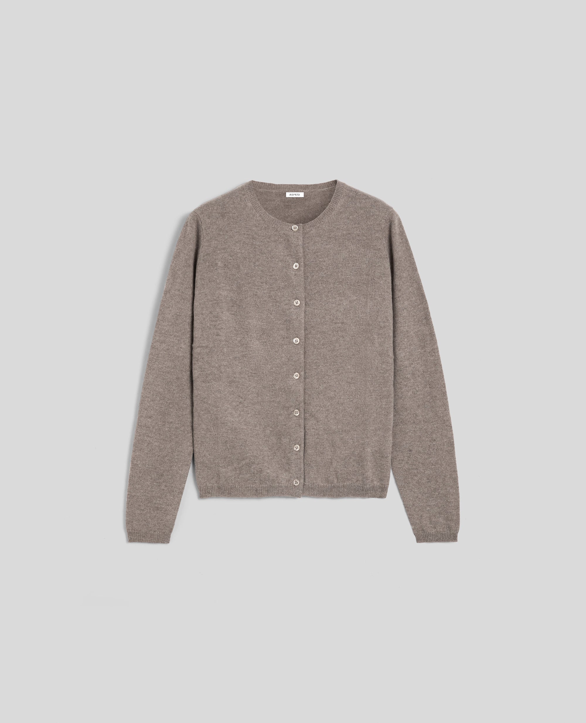 CARDIGAN IN CASHMERE-TORTORA-DOVE GREY-T¢RTOLA-TAUBENGRAU-TOURTERELLE