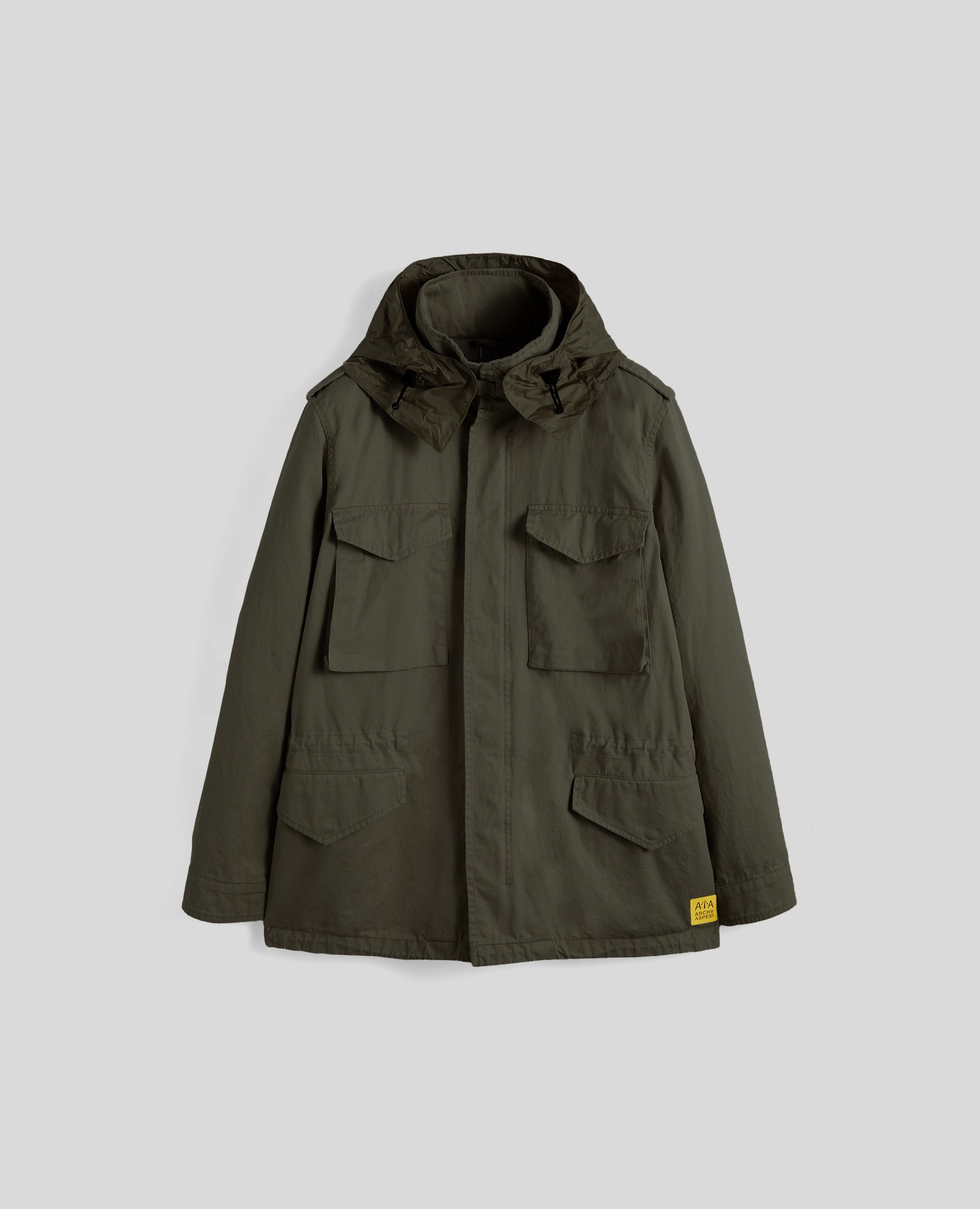 FIELD JACKET M65 IN GABARDINA-VERDONE-DARK GREEN-VERDER¢N-DUNKELGRUN-VERT FONCE