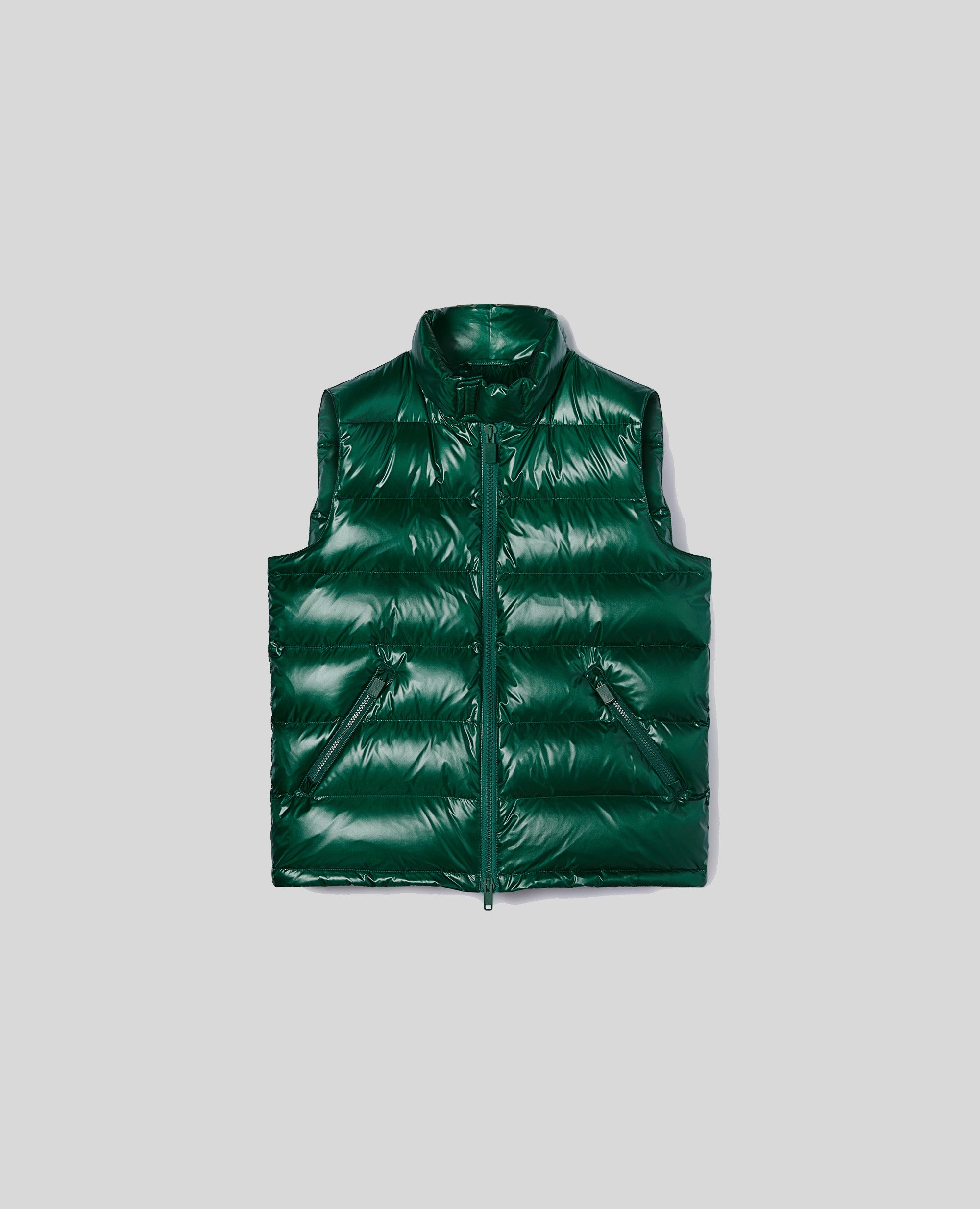 GILET DI PIUMINO IN MICRO RIPSTOP-VERDE-GREEN-VERDE-GRUN-VERT