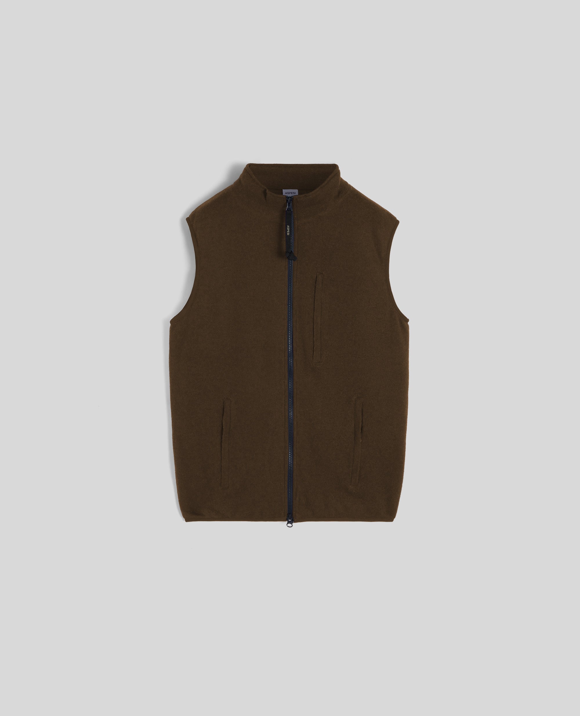 Gilet in lana merino Super Geelong-MILITARE-MILITARY-MILITAR-MILITAR-MILITAIRE