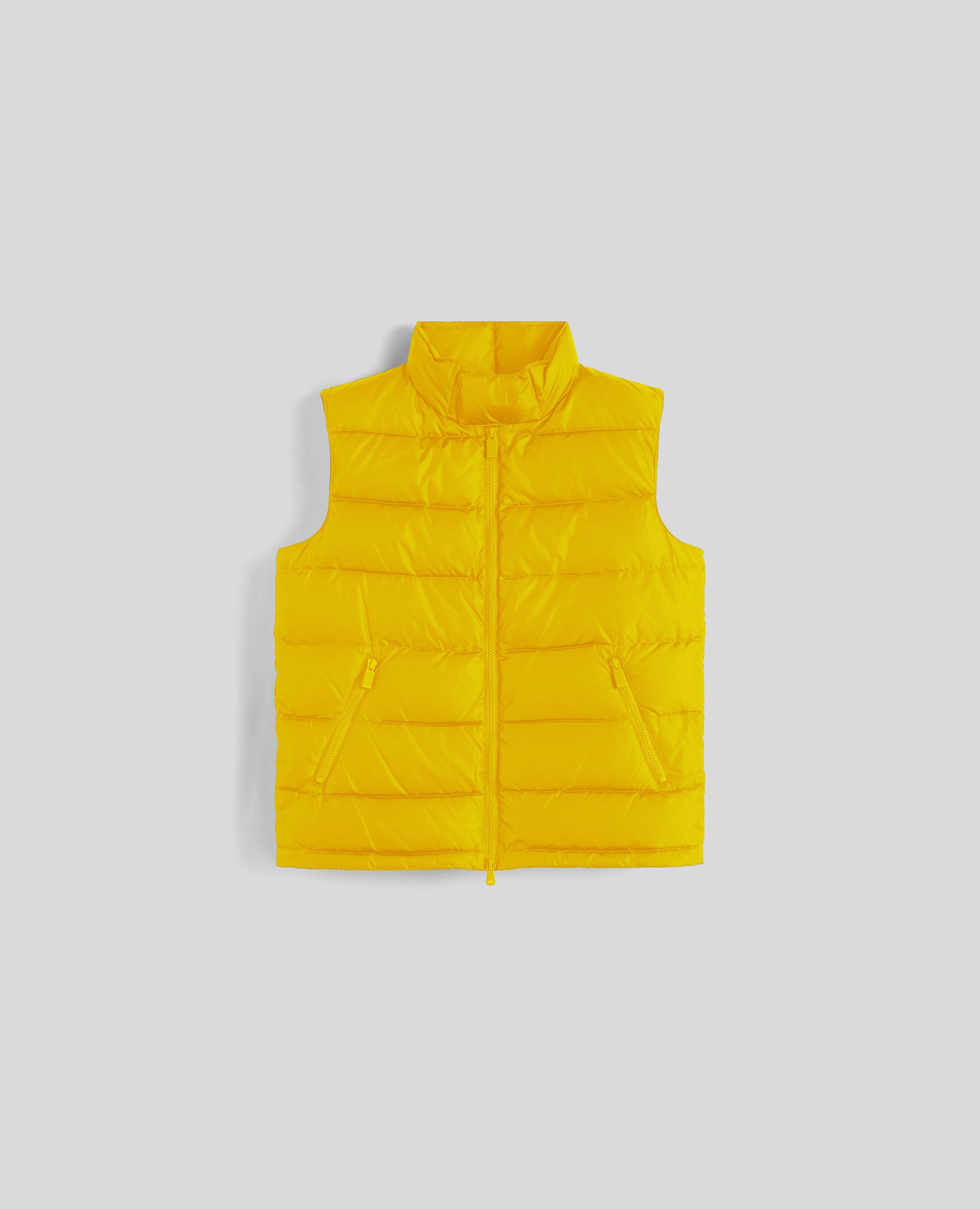 GILET NEW MINNIE IN NYLON RICICLATO-GIALLO-YELLOW-AMARILLO-GELB-JAUNE