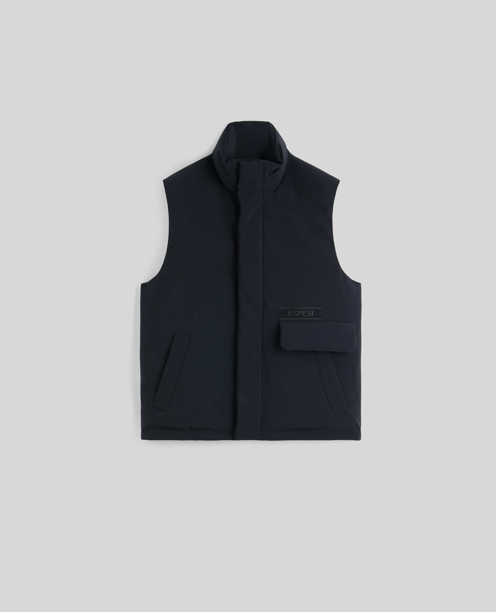 GILET PHILLIP IN TWILL DI TESSUTO TECNICO-NERO-BLACK-NEGRO-SCHWARZ-NOIR