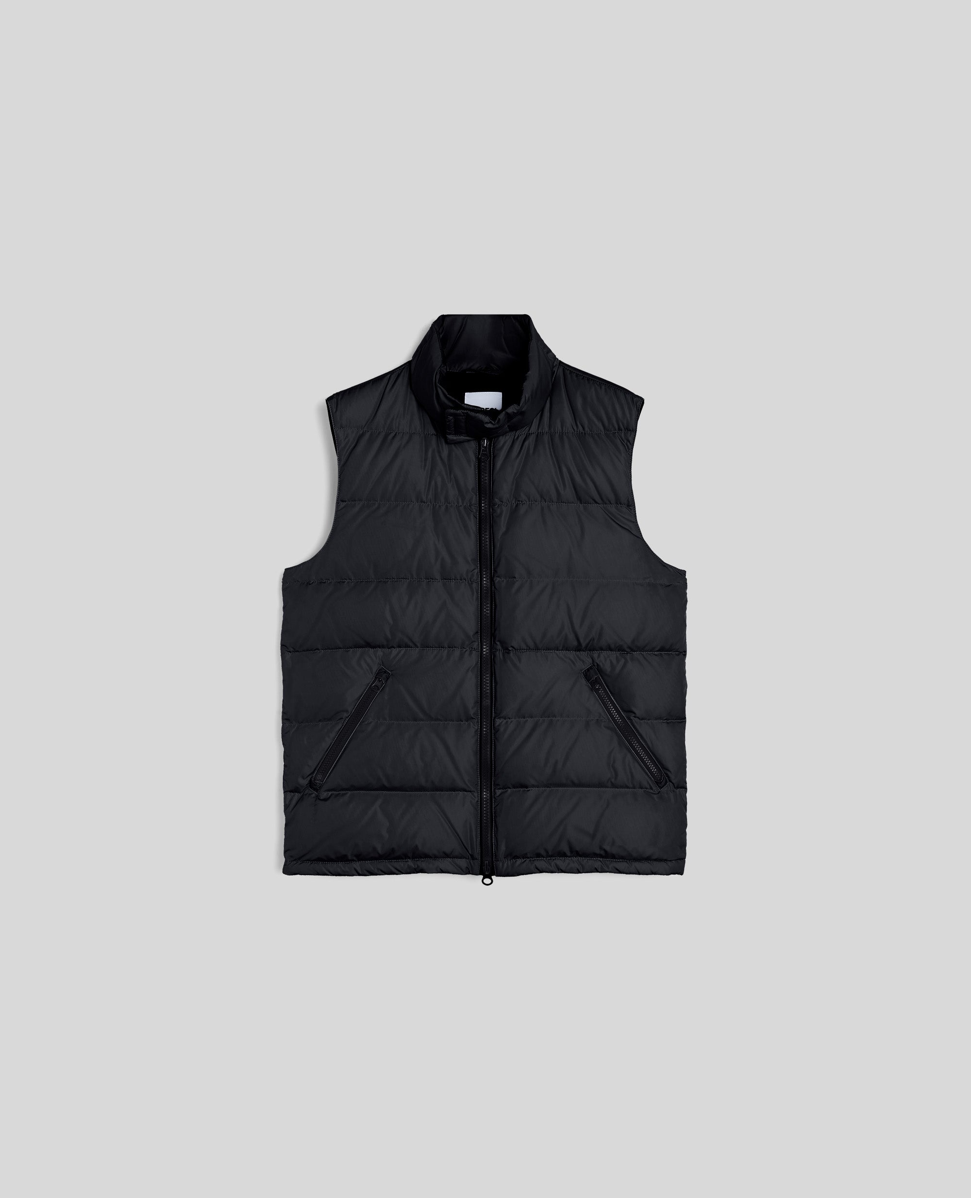 GILET PIUMA SLIM RE IN NYLON RICICLATO-NERO-BLACK-NEGRO-SCHWARZ-NOIR