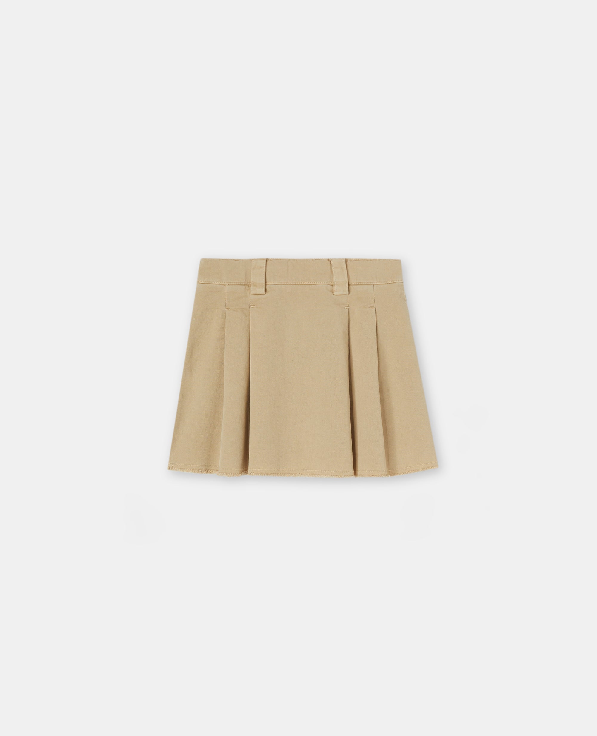 GONNA A PIEGHE IN GABARDINA STRETCH-BEIGE-BEIGE-BEIS-BEIGE-BEIGE