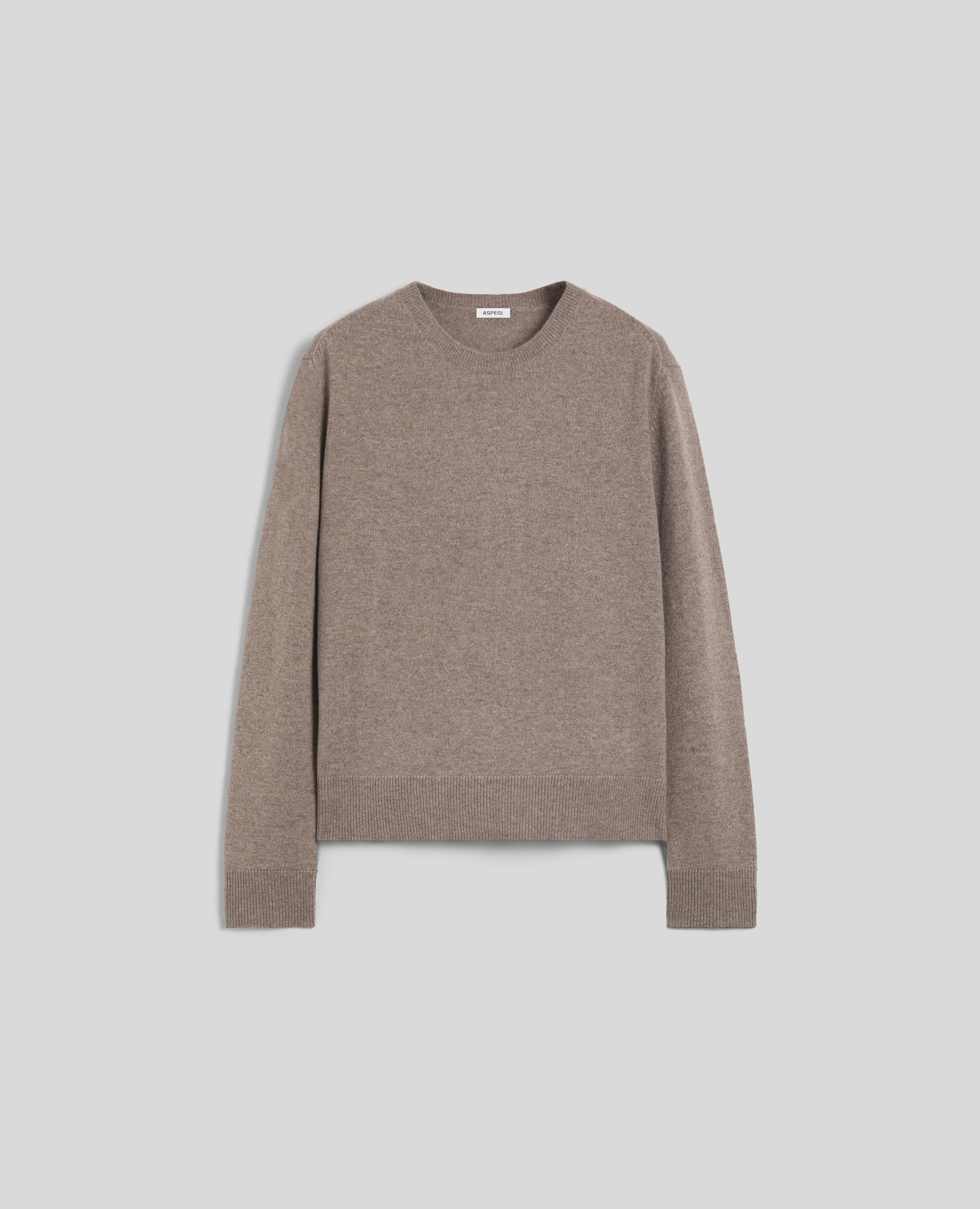 MAGLIA GIROCOLLO IN CASHMERE-TORTORA-DOVE GREY-T¢RTOLA-TAUBENGRAU-TOURTERELLE