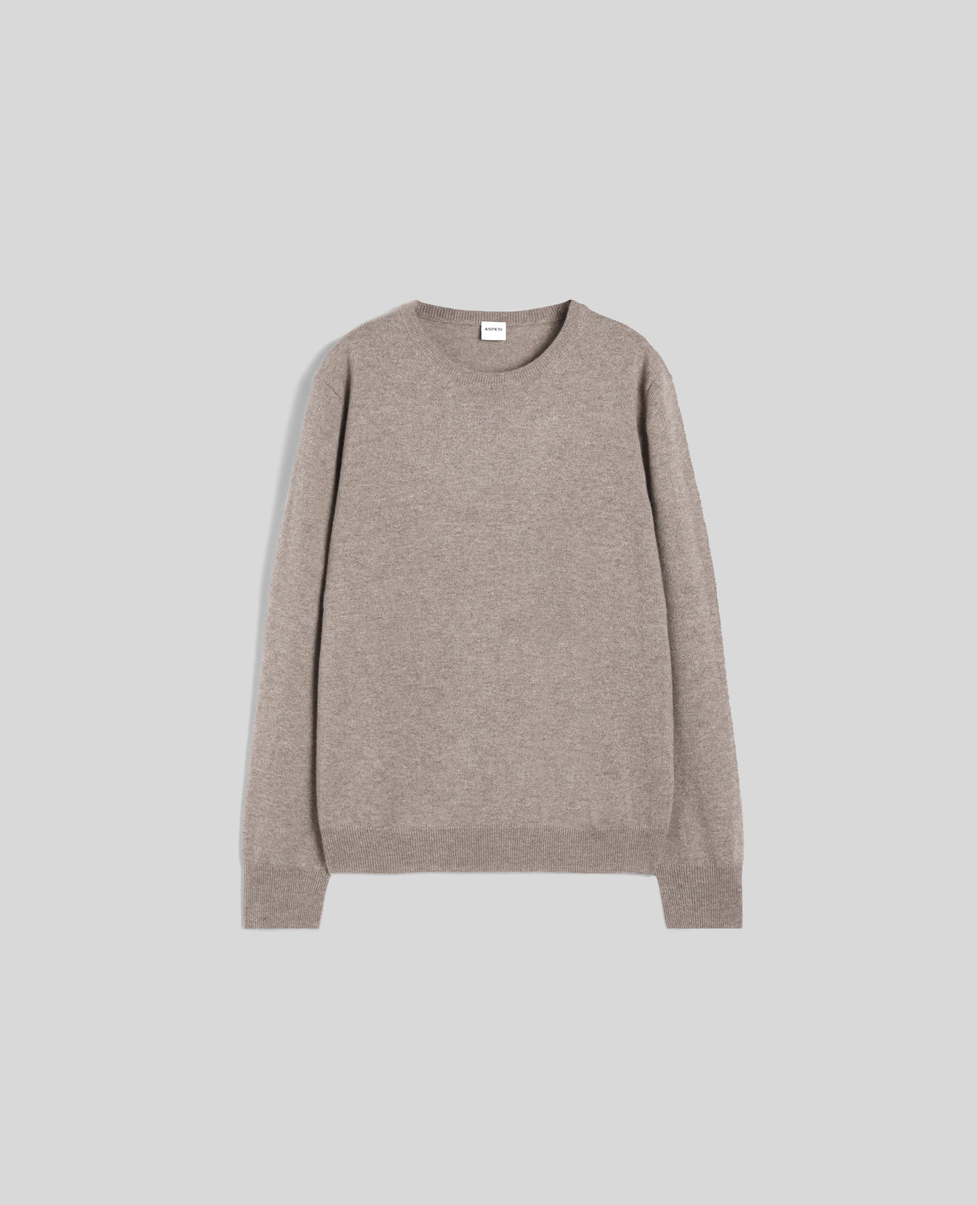 MAGLIA GIROCOLLO IN CASHMERE-TORTORA-DOVE GREY-T¢RTOLA-TAUBENGRAU-TOURTERELLE