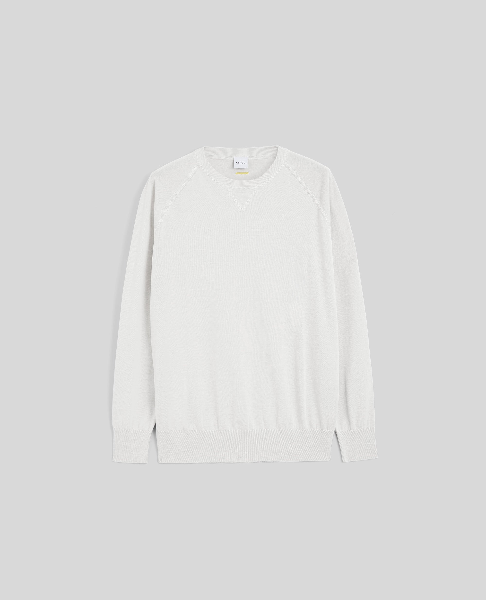 MAGLIA IN COTONE CON MANICHE RAGLAN-BIANCO-WHITE-BLANCO-WEISS-BLANC