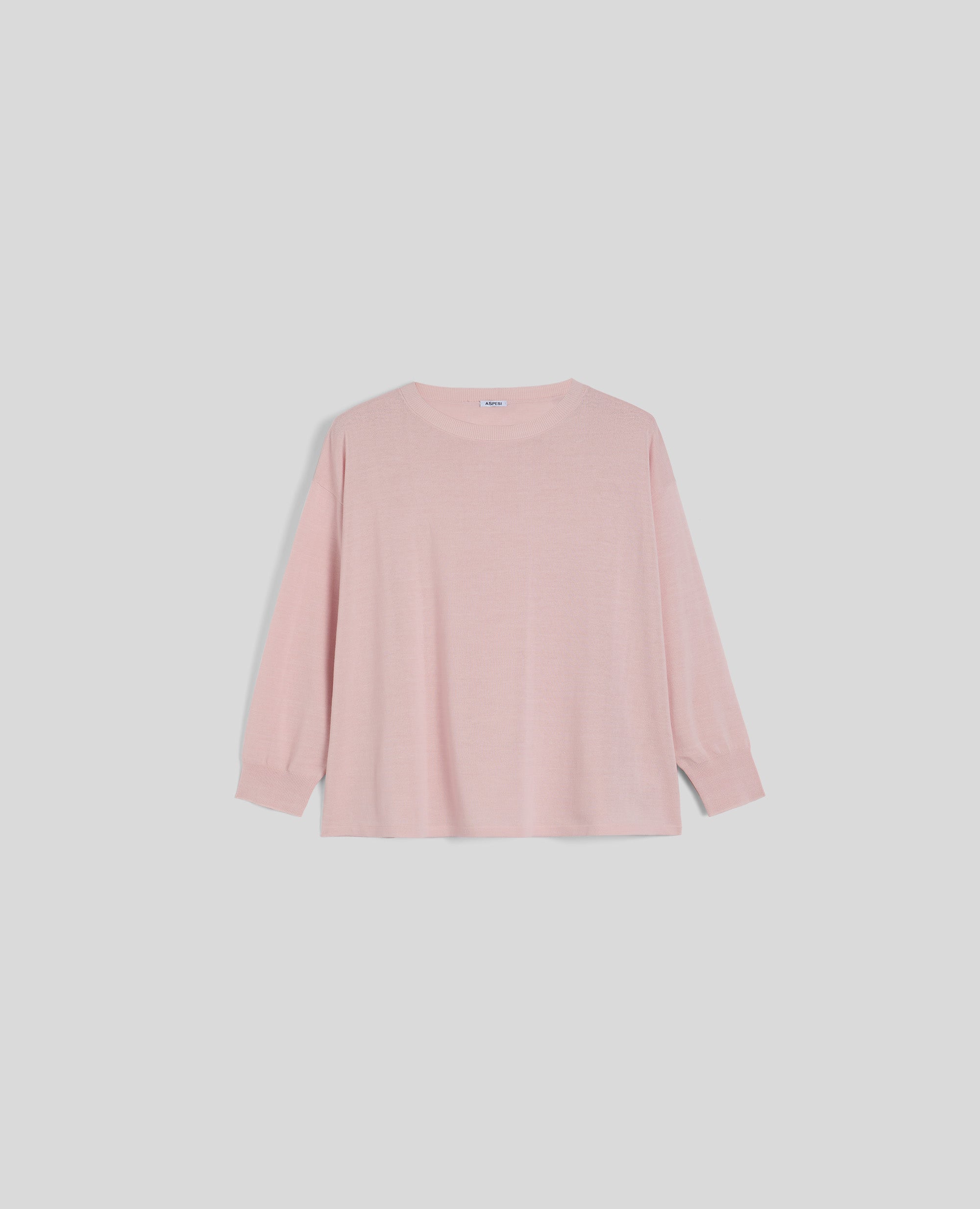 MAGLIA IN PURO COTONE-ROSA-PINK-ROSA-ROSA-ROSE