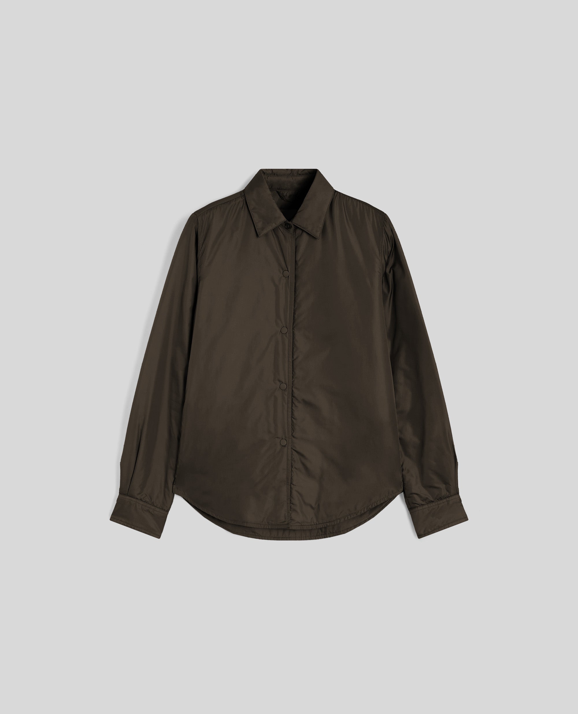 OVERSHIRT GLUE IN NYLON IMBOTTITA-MILITARE-MILITARY-MILITAR-MILITAR-MILITAIRE